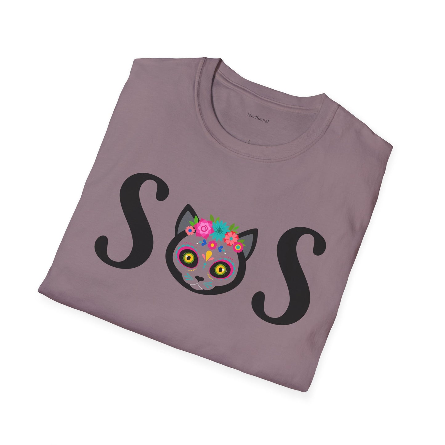 S O S - Unisex Softstyle T-Shirt 100% Cotton Graphic