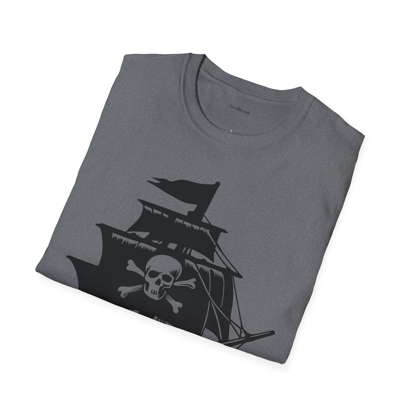 Pirate Ship  - Unisex Softstyle T-Shirt 100% Cotton Graphic