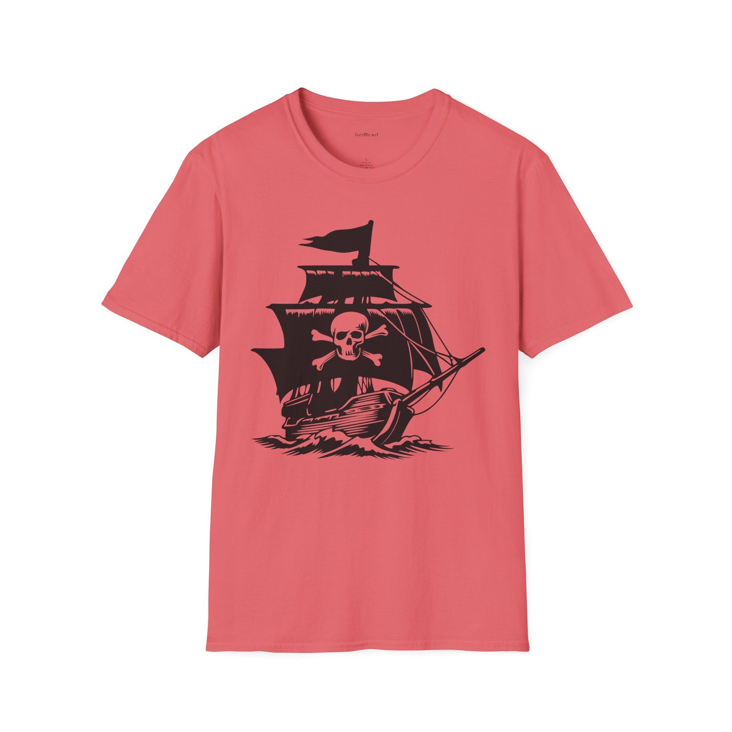 Pirate Ship  - Unisex Softstyle T-Shirt 100% Cotton Graphic