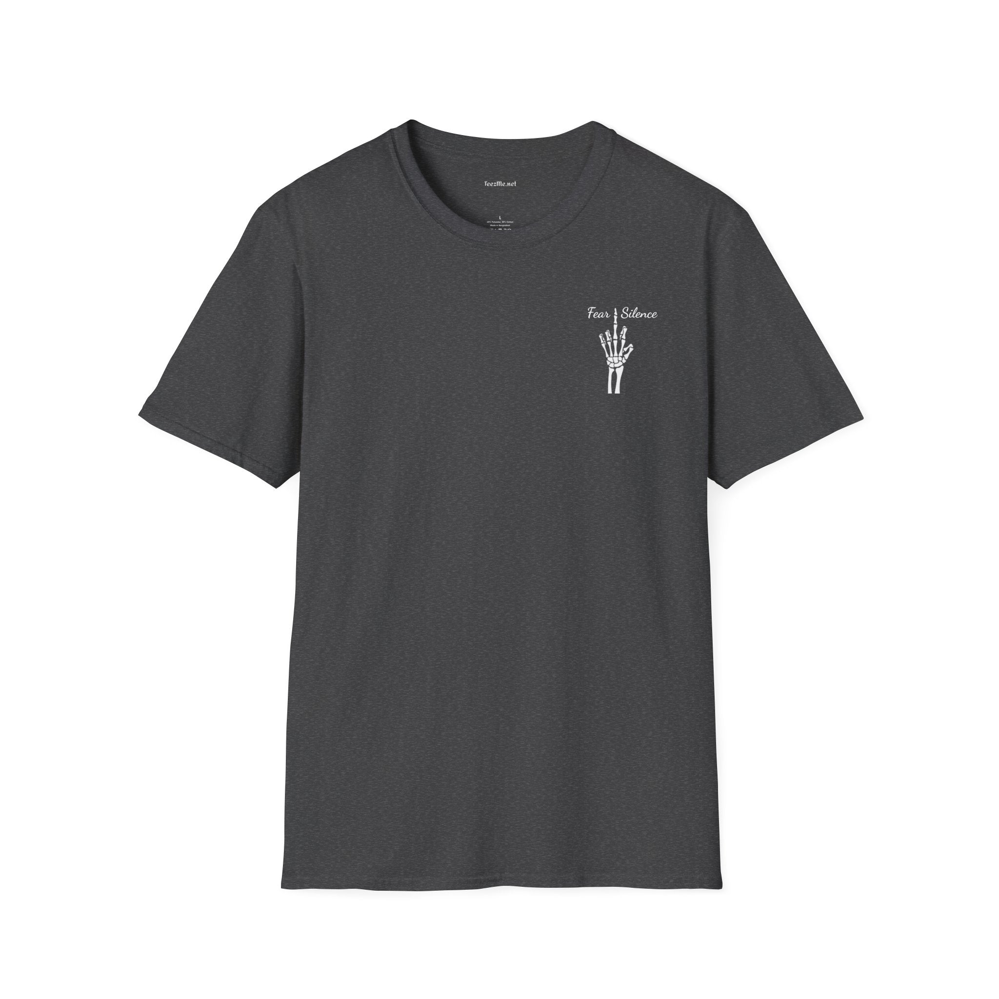 Fear Silence - Unisex Softstyle T-Shirt 100% Cotton Graphic