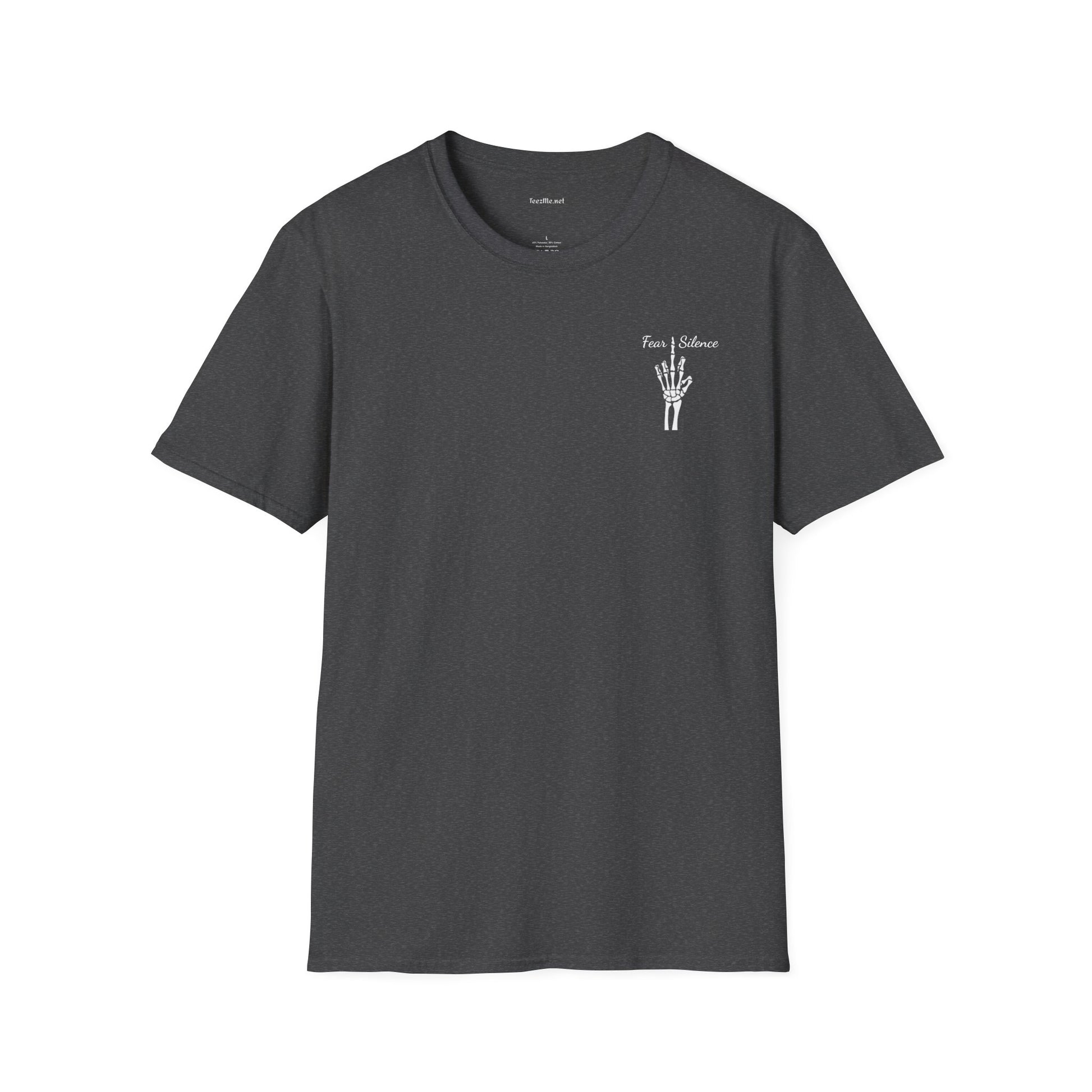 Fear Silence - Unisex Softstyle T-Shirt 100% Cotton Graphic