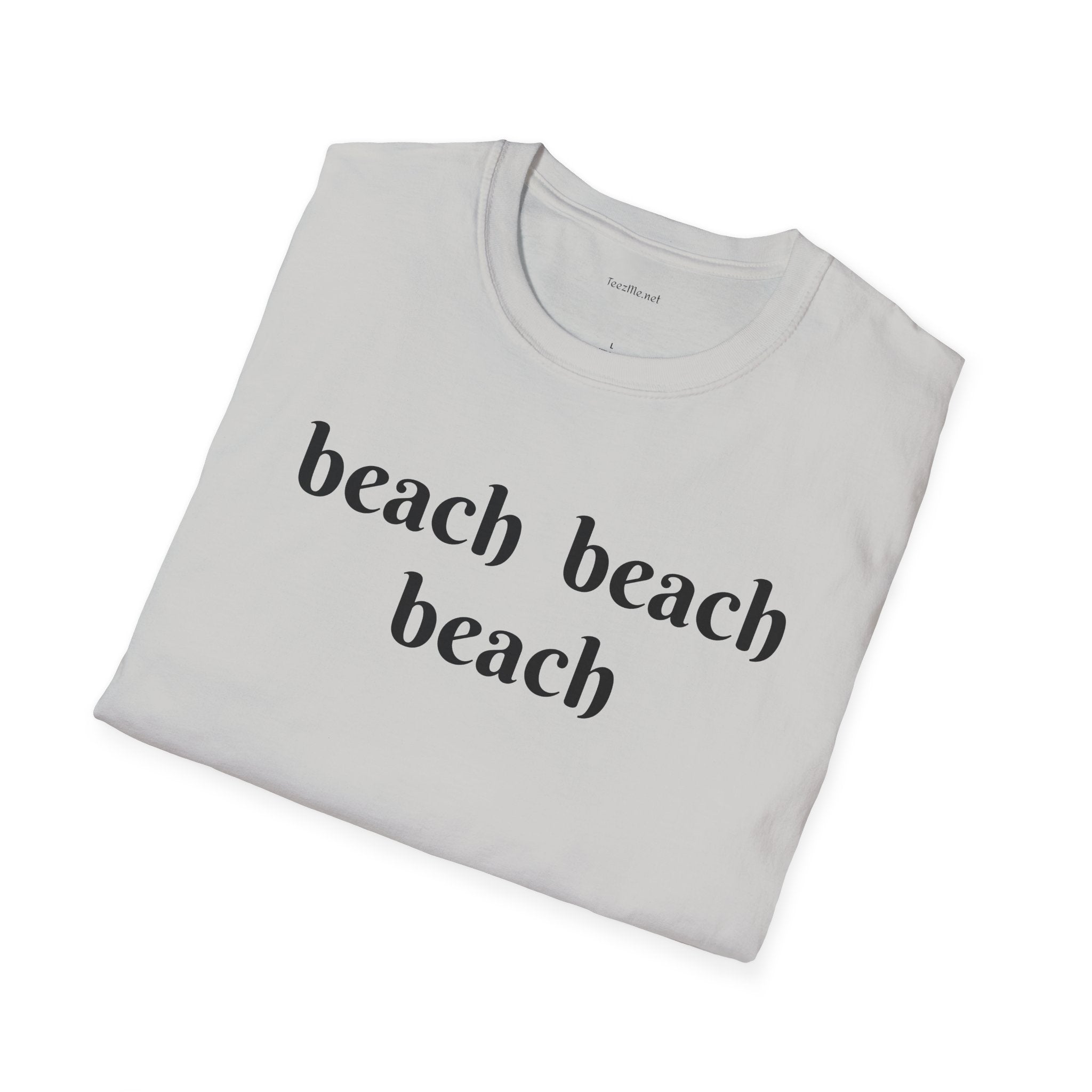 beach beach beach - Unisex Softstyle T-Shirt 100% Cotton Graphic