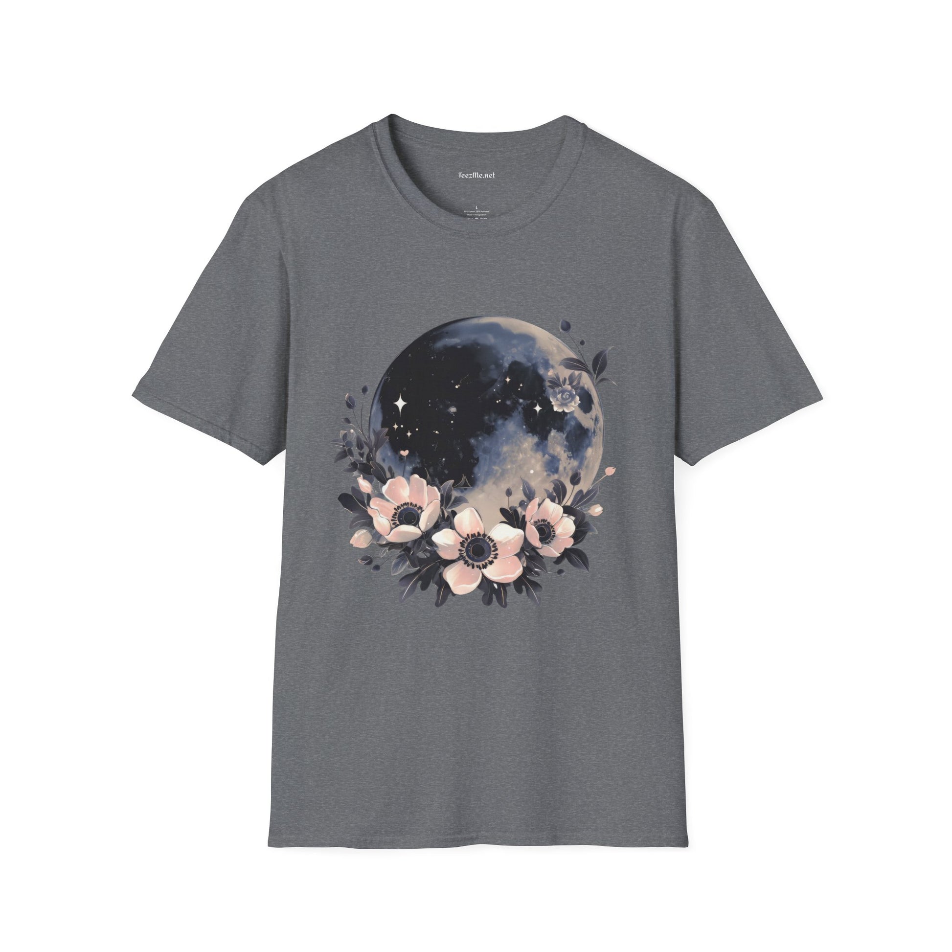 BOHO Black Moon - Unisex Softstyle T-Shirt 100% Cotton Graphic