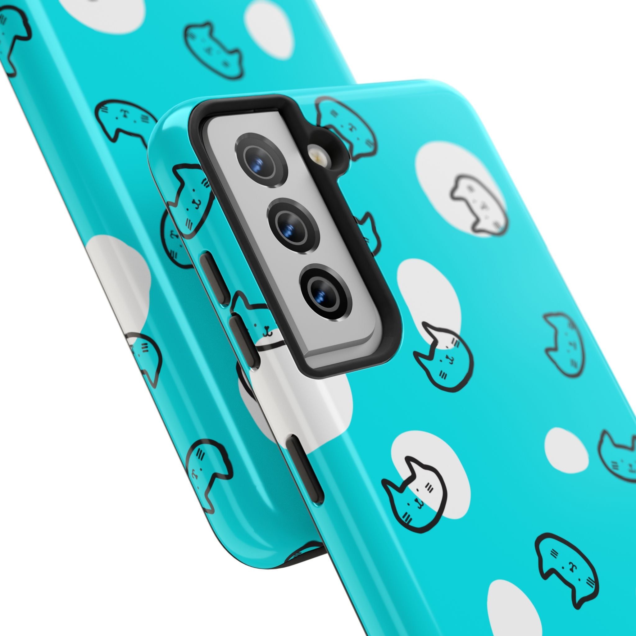 Cute Cat Pattern Cell Phone Case Tough Phone Cases