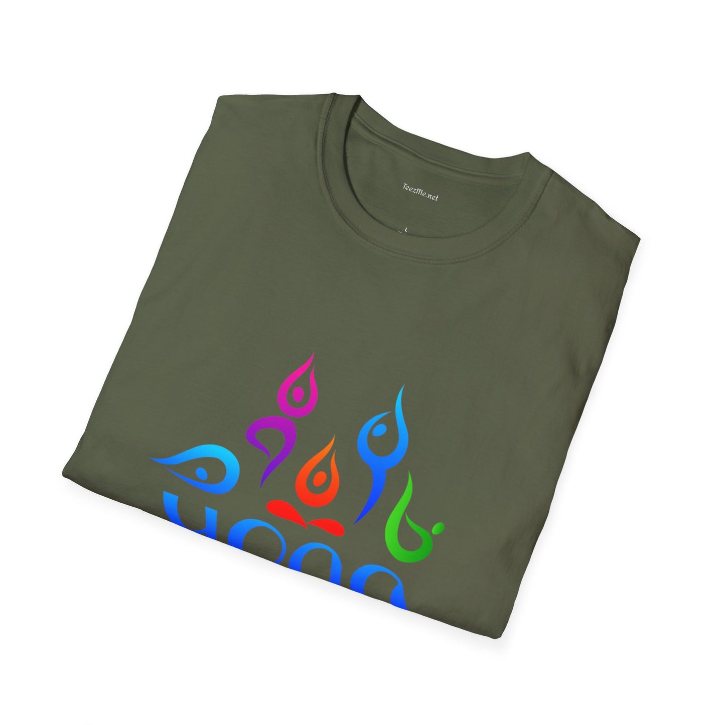 YOGA - Unisex Softstyle T-Shirt 100% Cotton Graphic