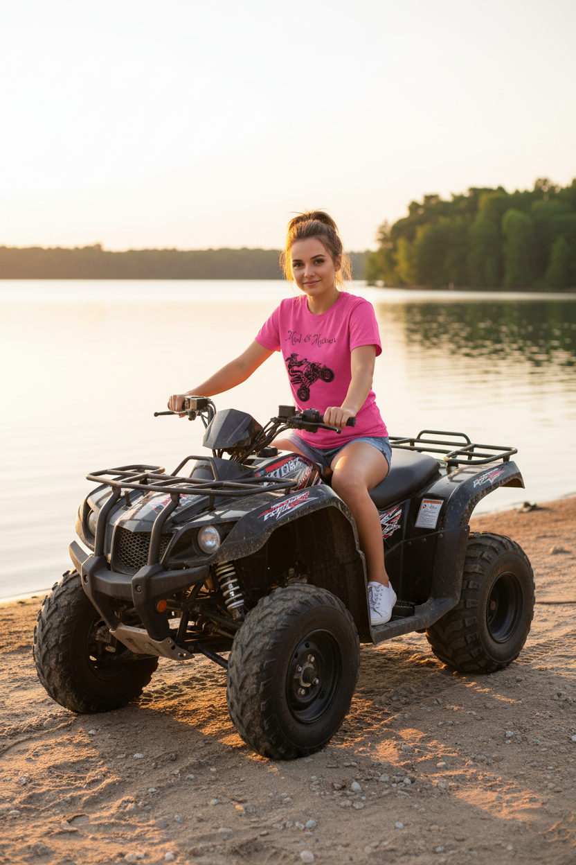 Mud & Mascara ATV - Unisex Softstyle T-Shirt 100% Cotton Graphic