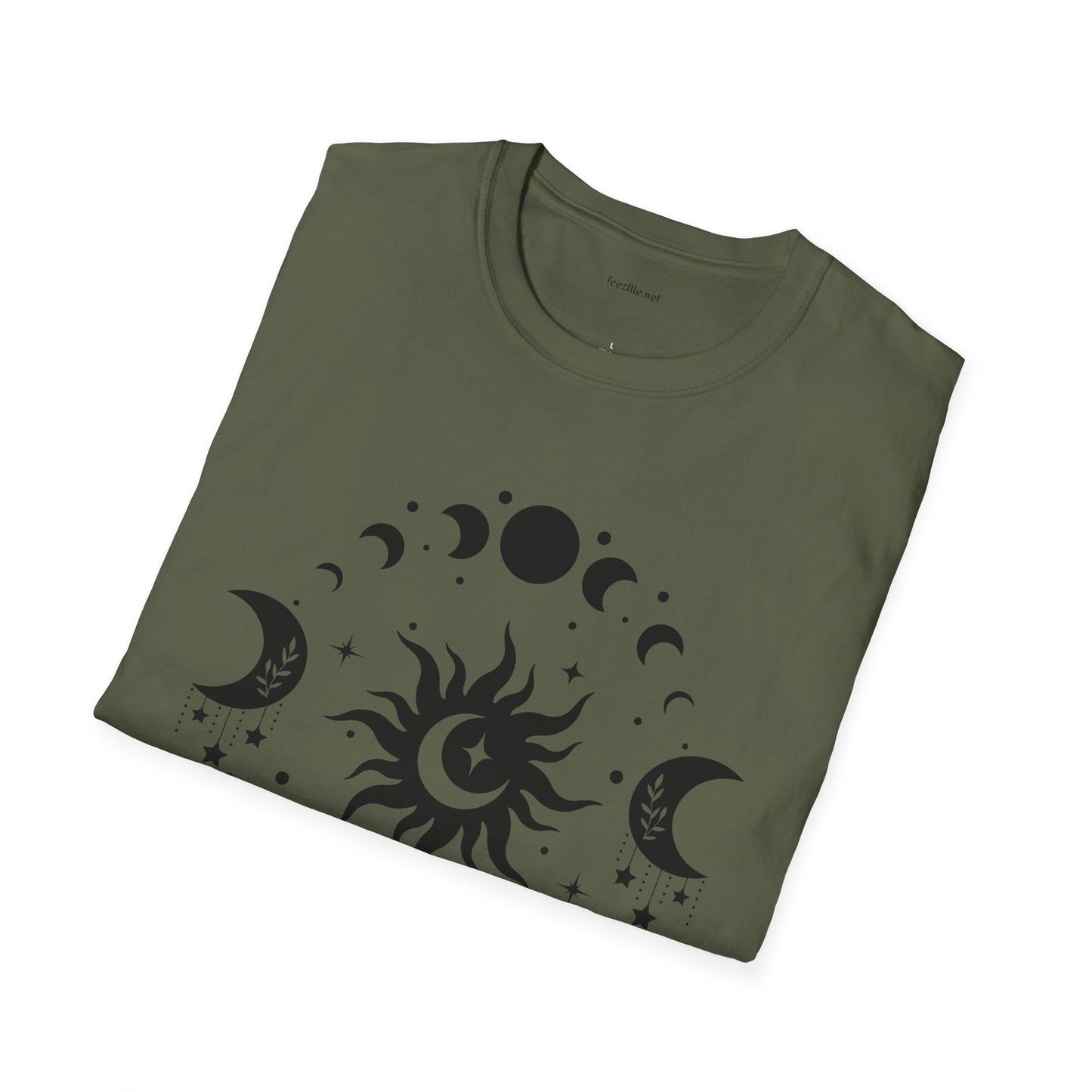 Sun and Moon  - Unisex Softstyle T-Shirt 100% Cotton Graphic