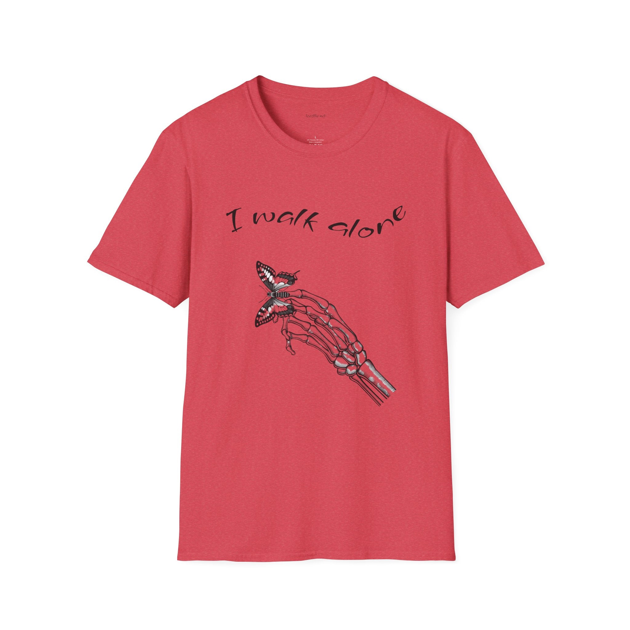 I walk alone - Unisex Softstyle T-Shirt 100% Cotton Graphic