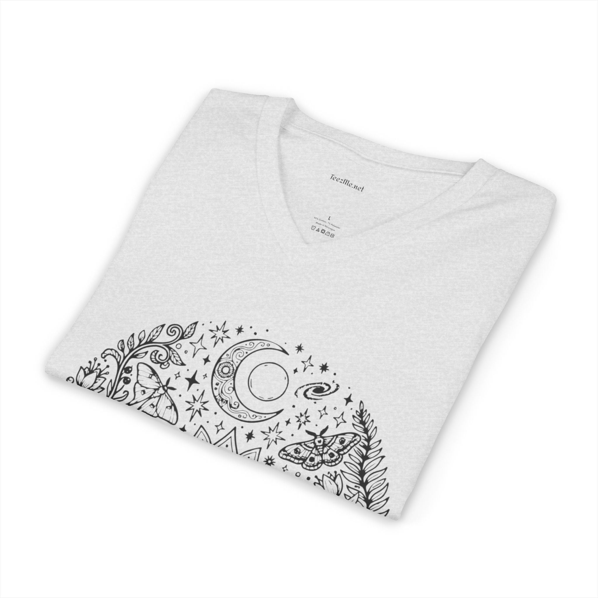 Stay Curious Stay Strong V-Neck Tee