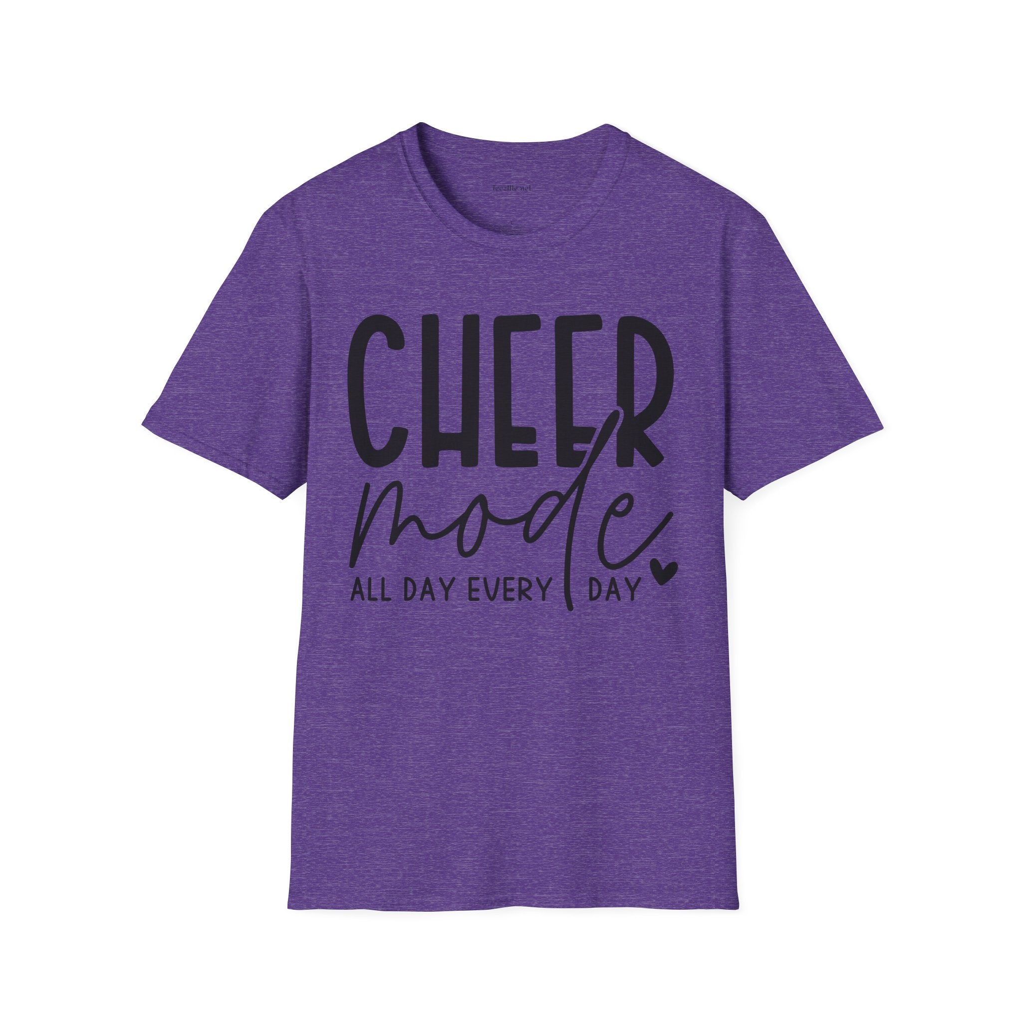 Cheer Mode All Day Unisex Soft Style T-Shirt 100% Cotton Graphic