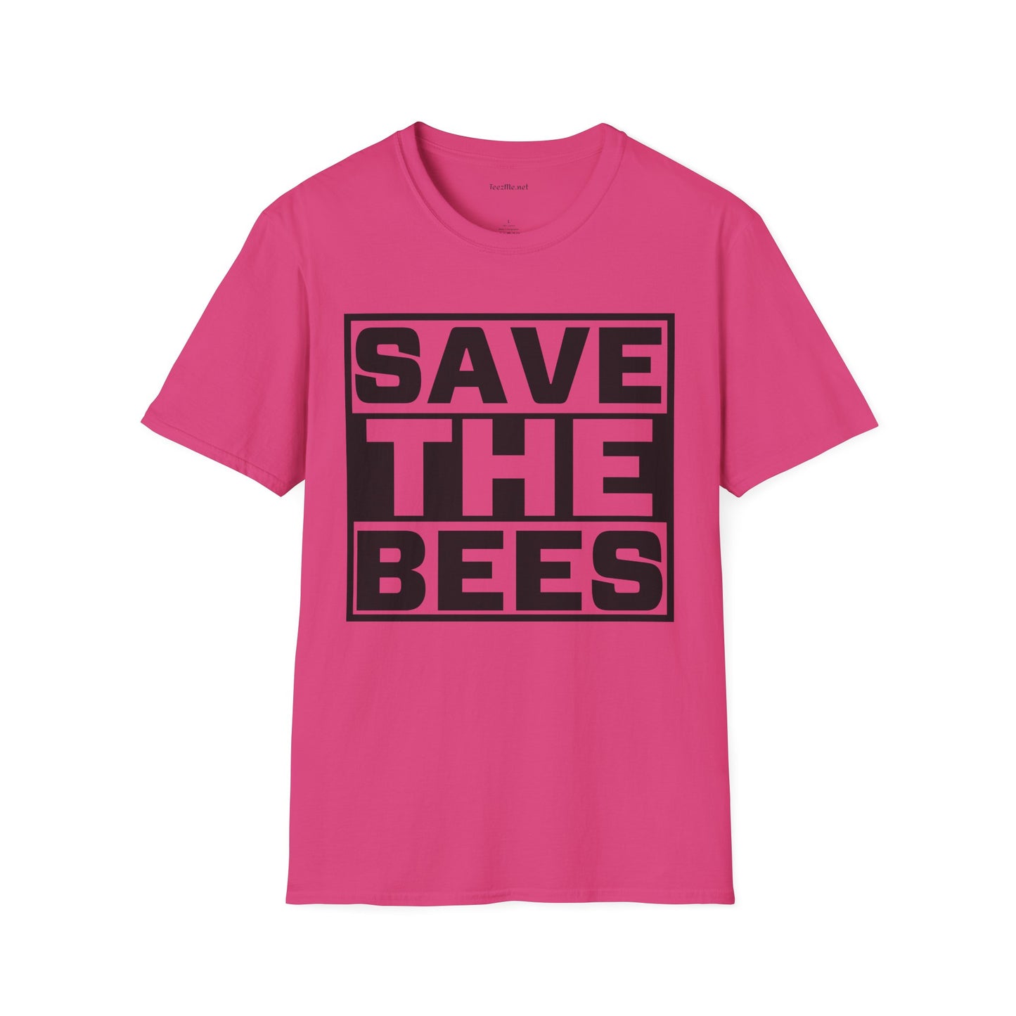 Save The Bees 02 Unisex Soft Style T-Shirt 100% Cotton Graphic