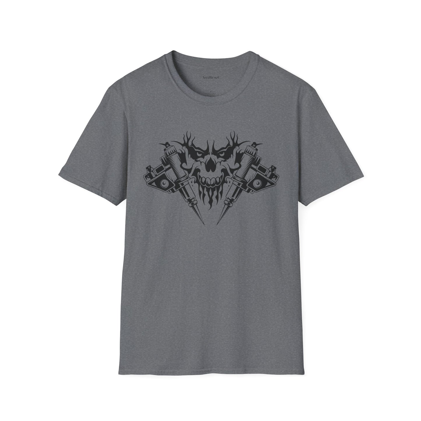 Crossed Tattoo Machine Unisex Soft Style T-Shirt 100% Cotton Graphic