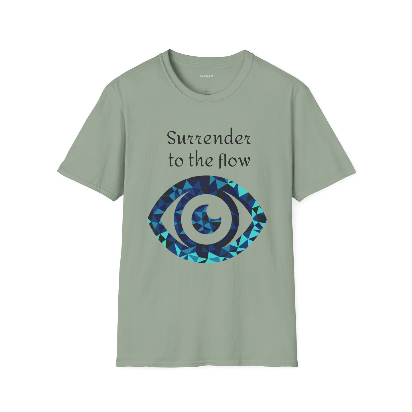 Surrender to the flow - Unisex Softstyle T-Shirt 100% Cotton Graphic