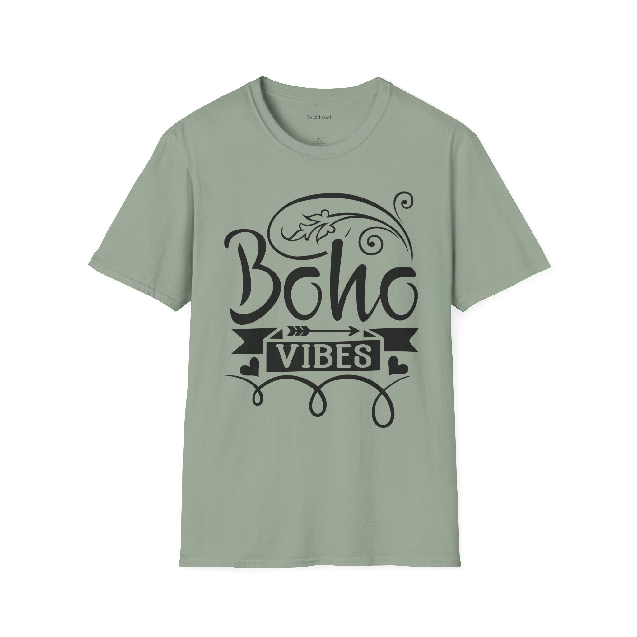 BOHO Vibes 04 Unisex Soft Style T-Shirt 100% Cotton Graphic
