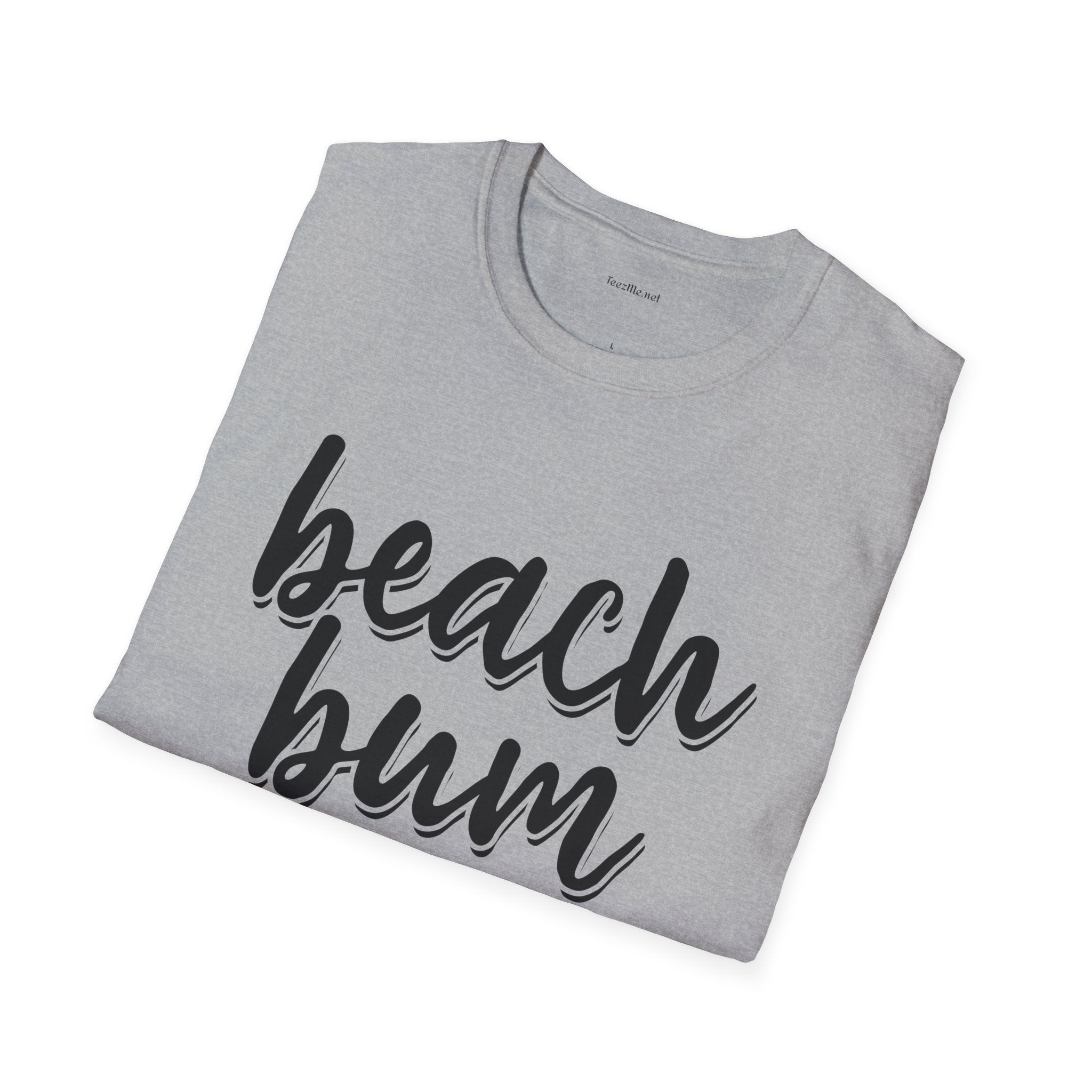 Beach Bum - Unisex Softstyle T-Shirt 100% Cotton Graphic (1)