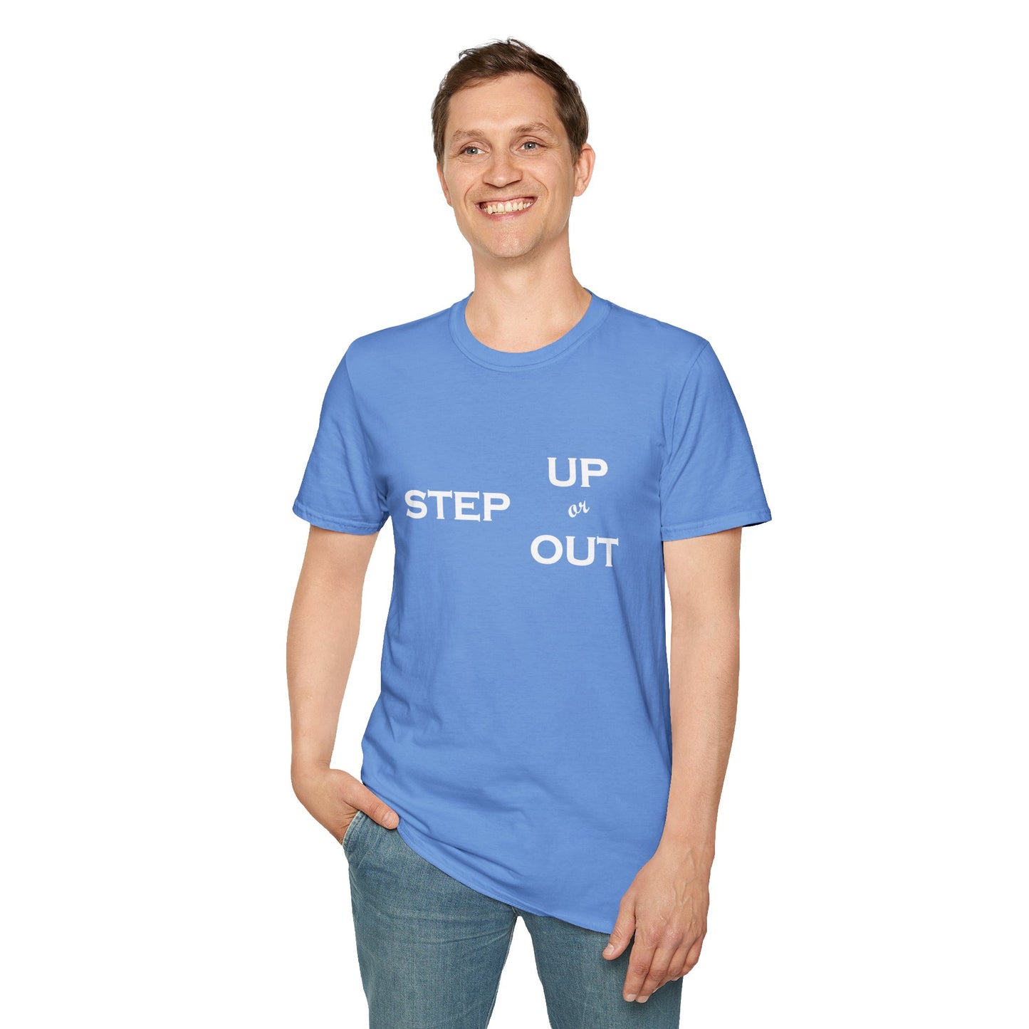 Step Up - Unisex Softstyle T-Shirt 100% Cotton Graphic