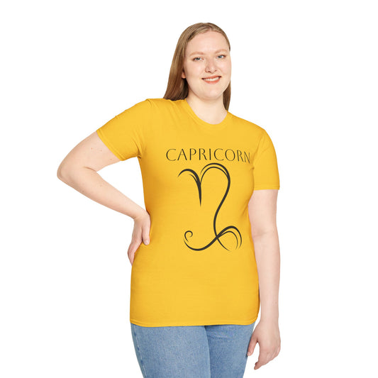 CAPRICORN - Unisex Softstyle T-Shirt 100% Cotton Graphic