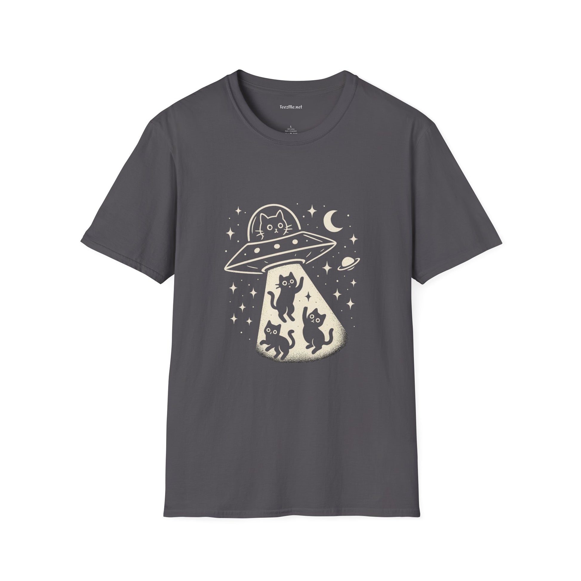 UFO Cats Unisex Softstyle T-Shirt 100% Cotton Graphic