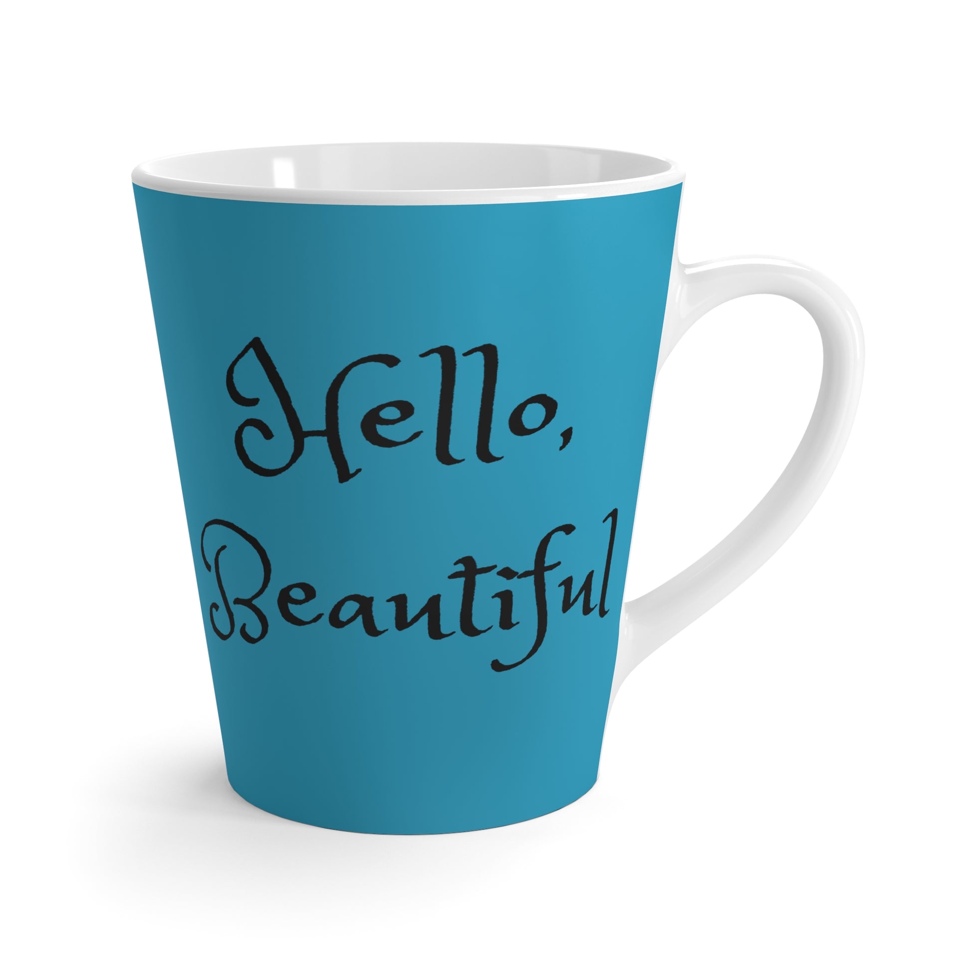Hello, Beautiful - Latte Mug #Coffee #Tea