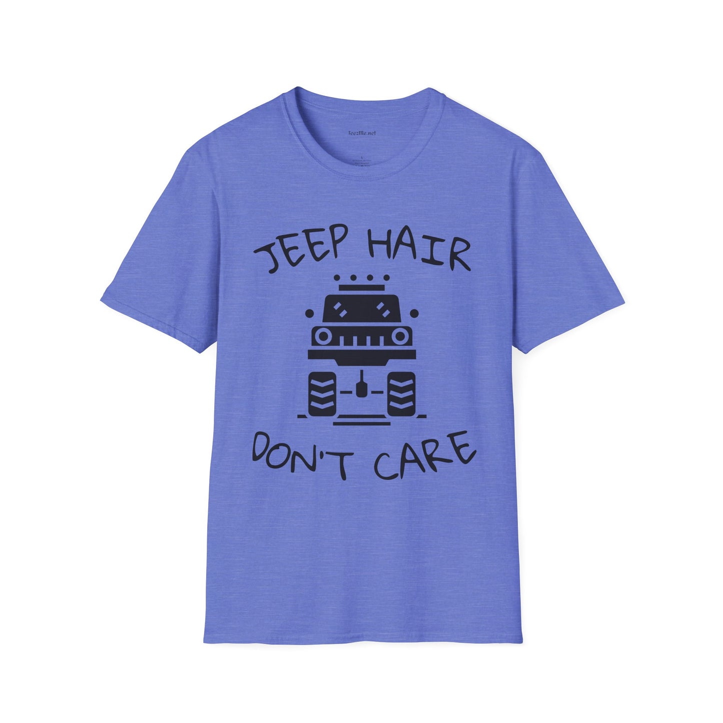 JEEP HAIR DON'T CARE - Unisex Softstyle T-Shirt 100% Cotton Graphic