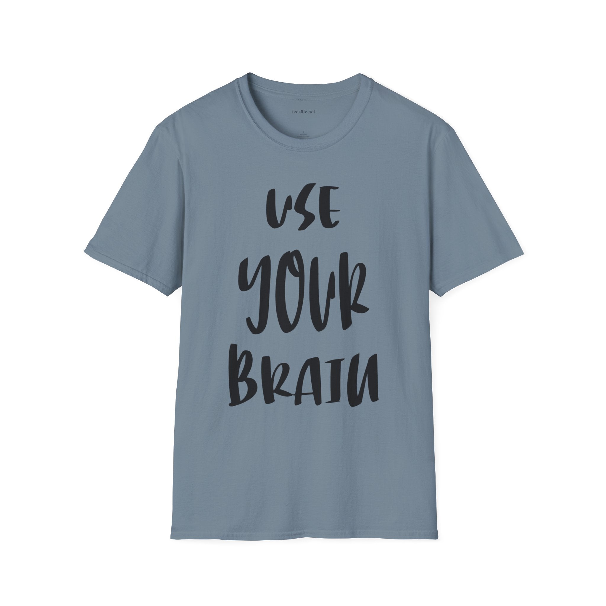 Use Your Brain Unisex Soft Style T-Shirt 100% Cotton Graphic