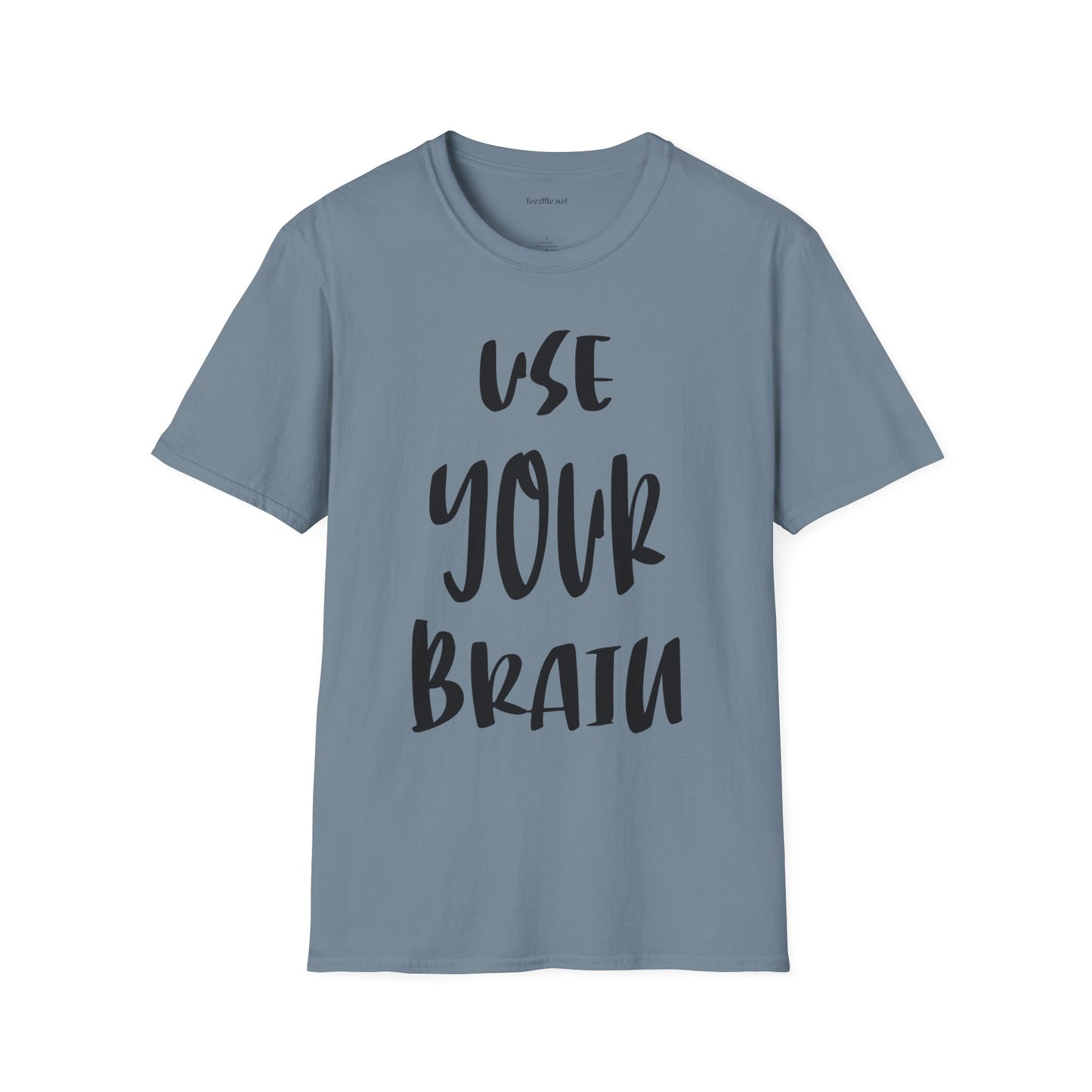 Use Your Brain Unisex Soft Style T-Shirt 100% Cotton Graphic