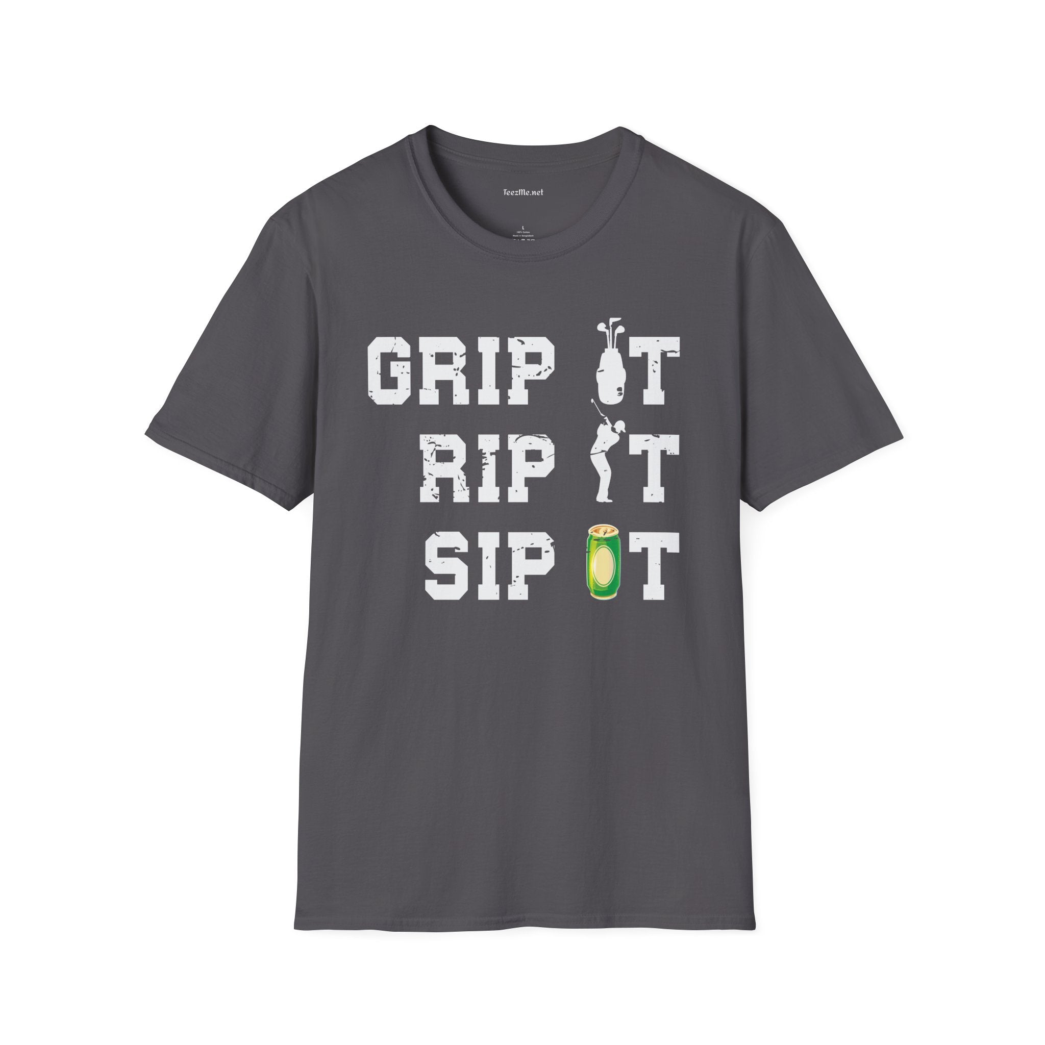 Funny Golf Unisex Softstyle T-Shirt 100% Cotton
