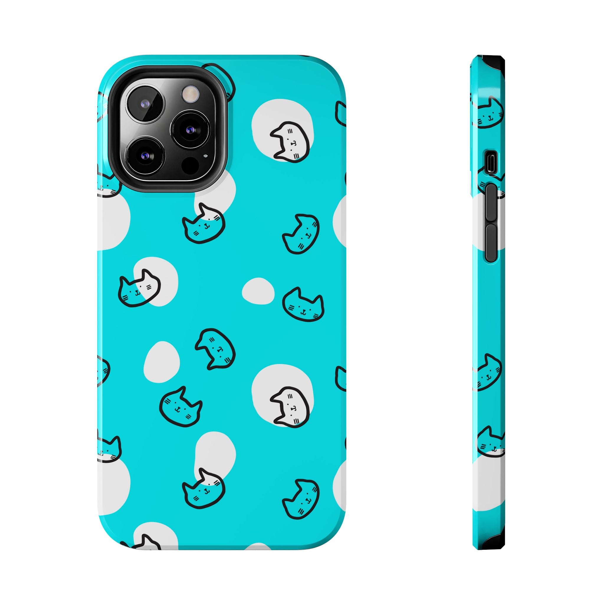 Cute Cat Pattern Cell Phone Case Tough Phone Cases