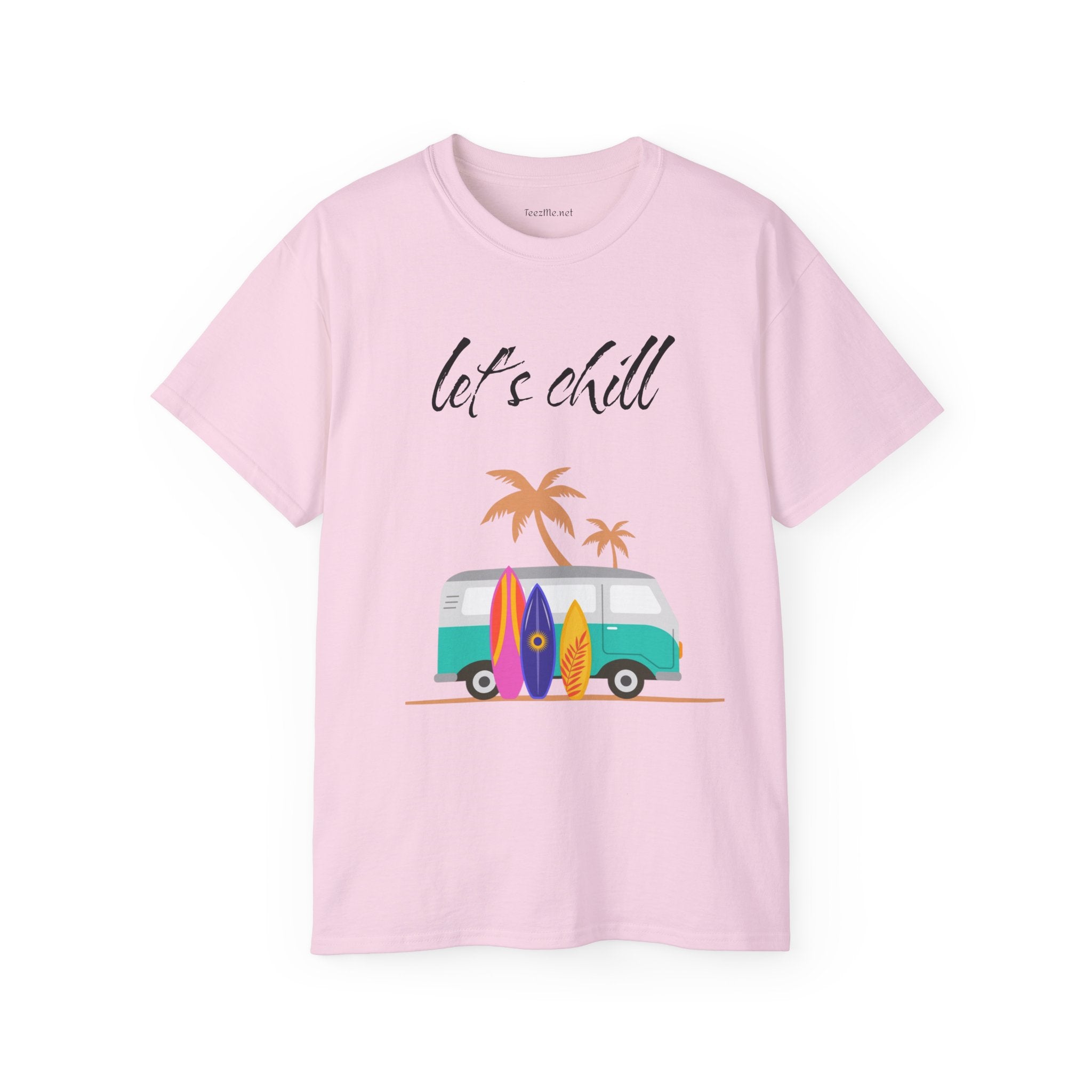 Let's chill - Unisex Ultra Cotton Tee 100% Cotton Graphic