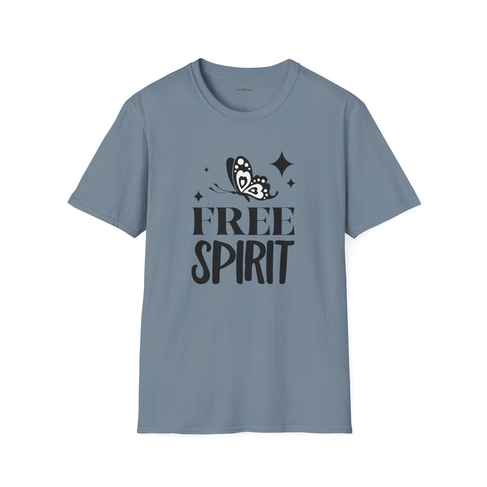 Free Spirit Butterfly T‑Shirt — Boho Casual Graphic Tee