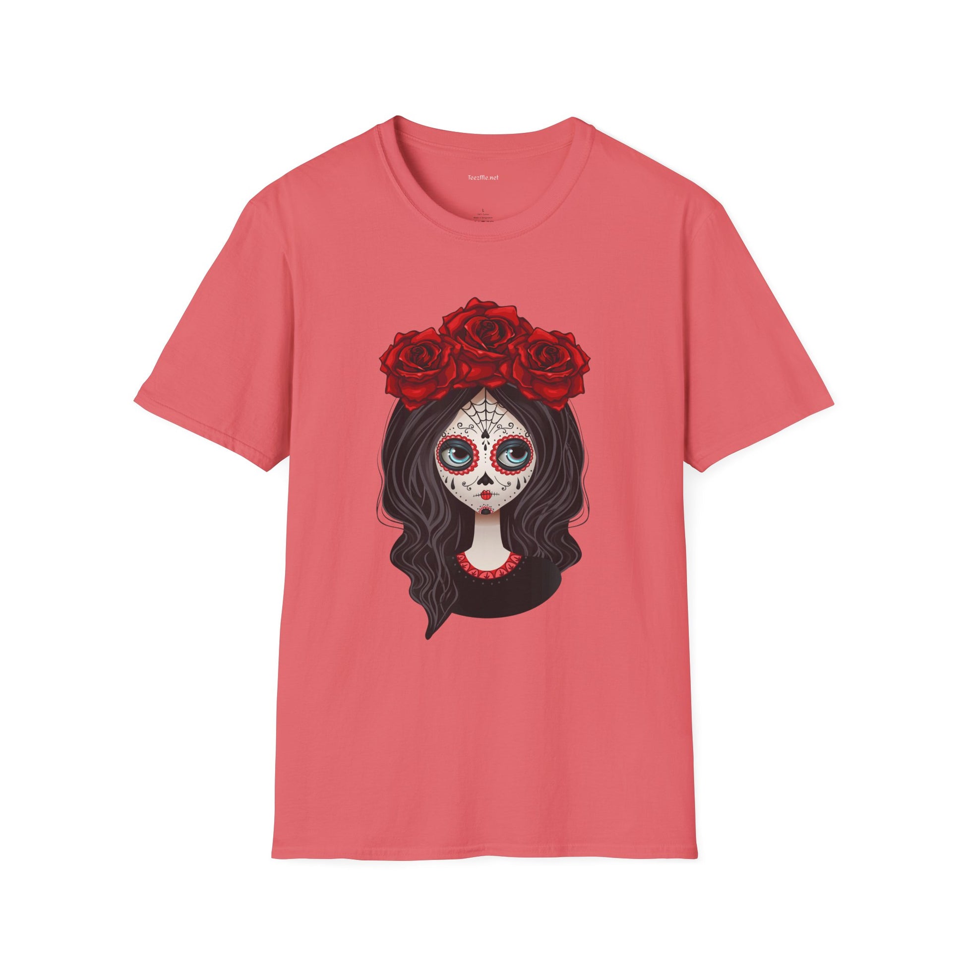 Zombie Girl - Unisex Softstyle T-Shirt 100% Cotton Graphic