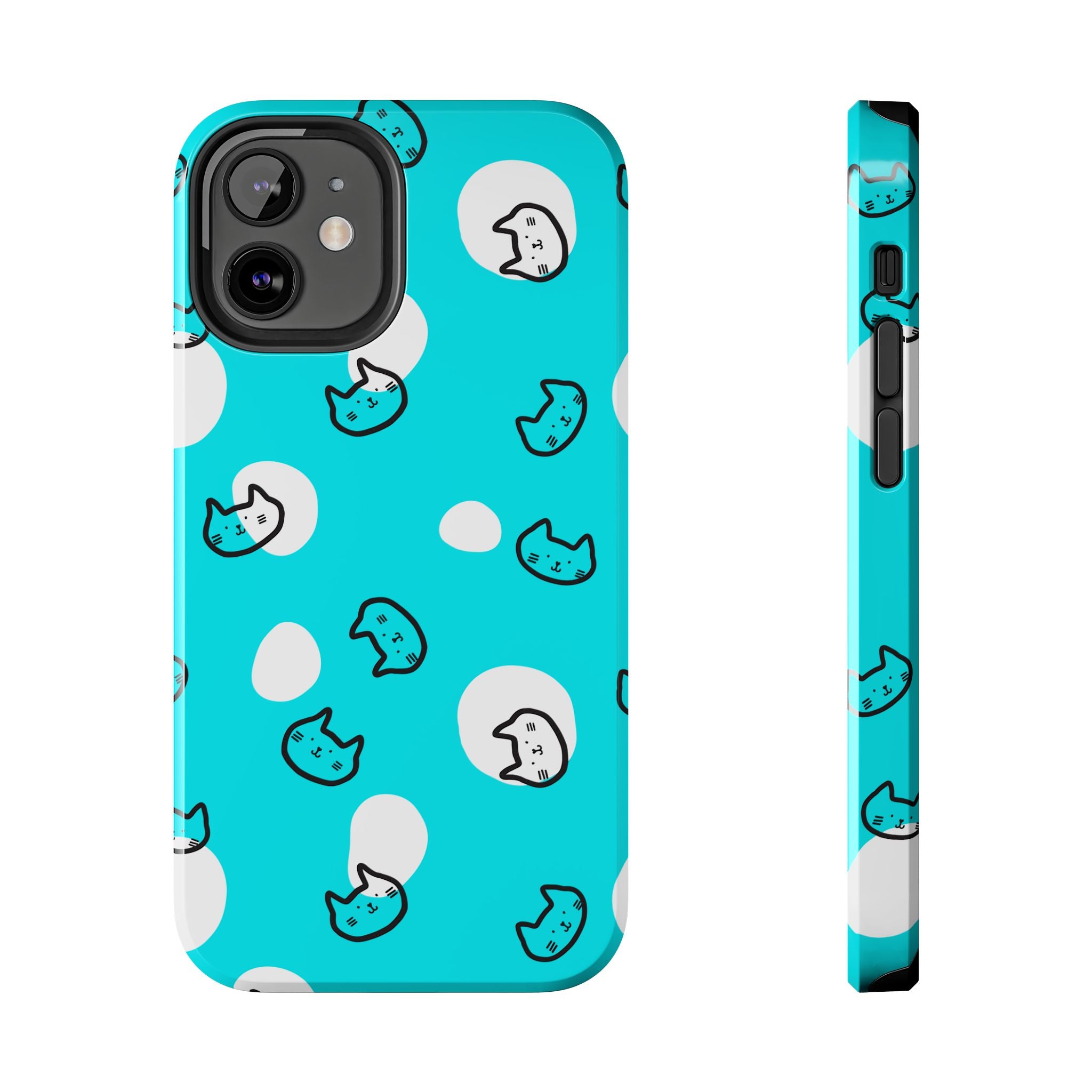 Cute Cat Pattern Cell Phone Case Tough Phone Cases