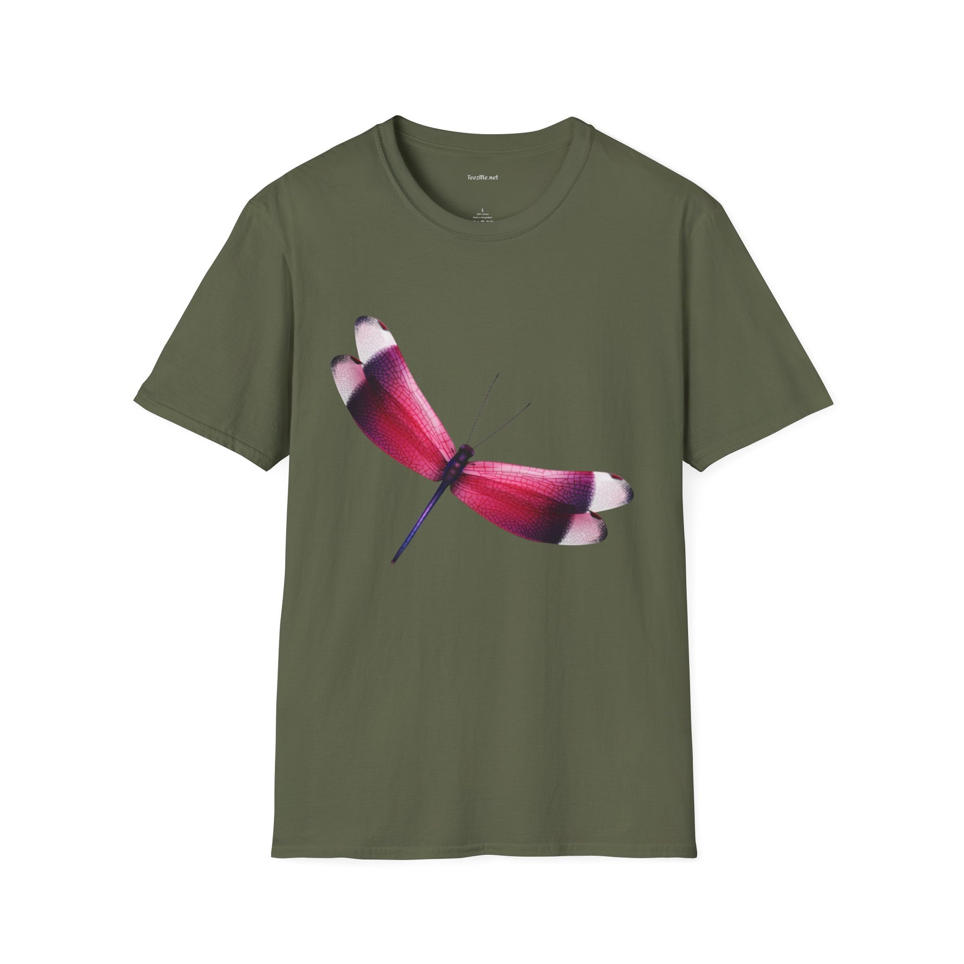 Dragonfly - Unisex Softstyle T-Shirt 100% Cotton Graphic