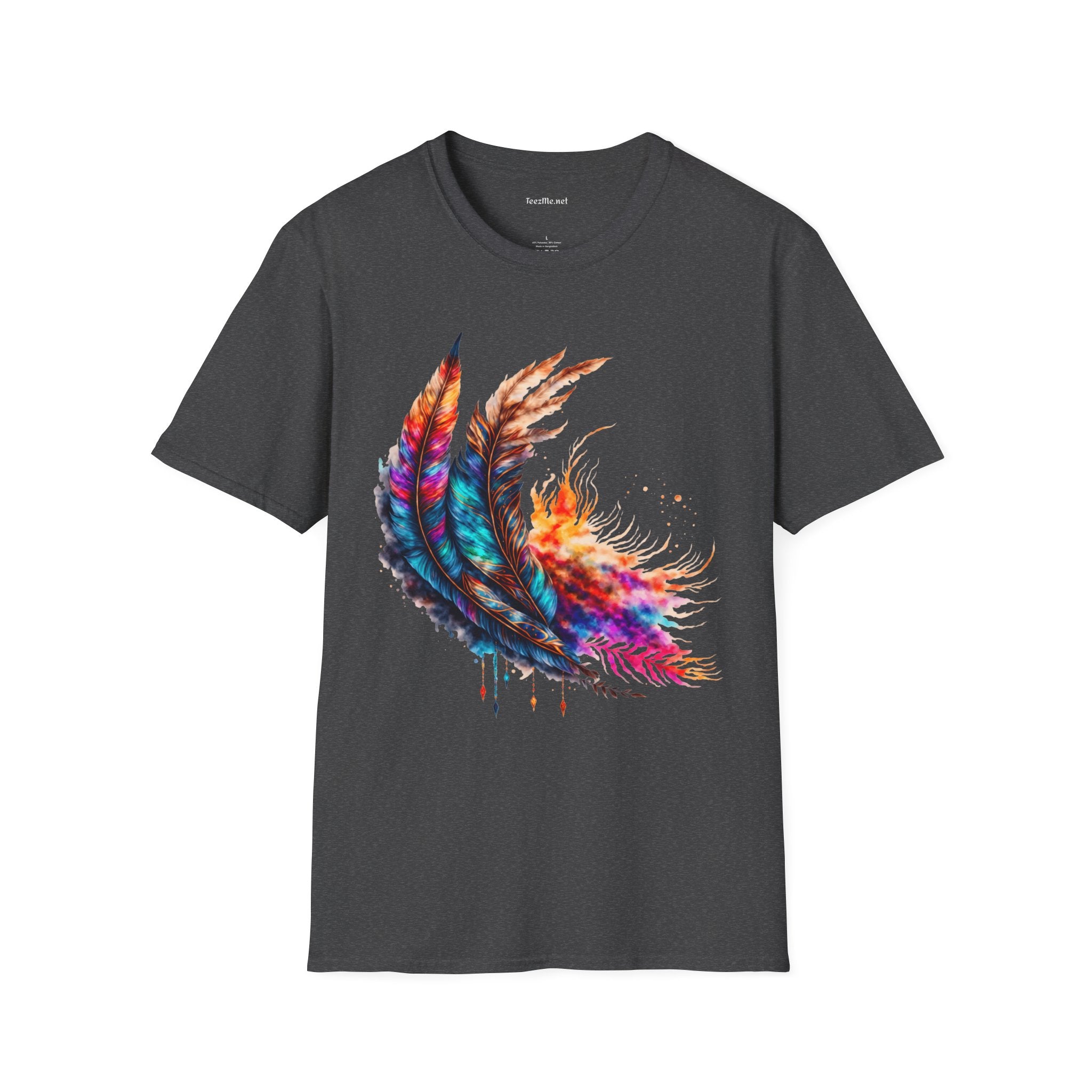 Eagle Feather (1) Unisex Softstyle T-Shirt 100% Cotton Graphic