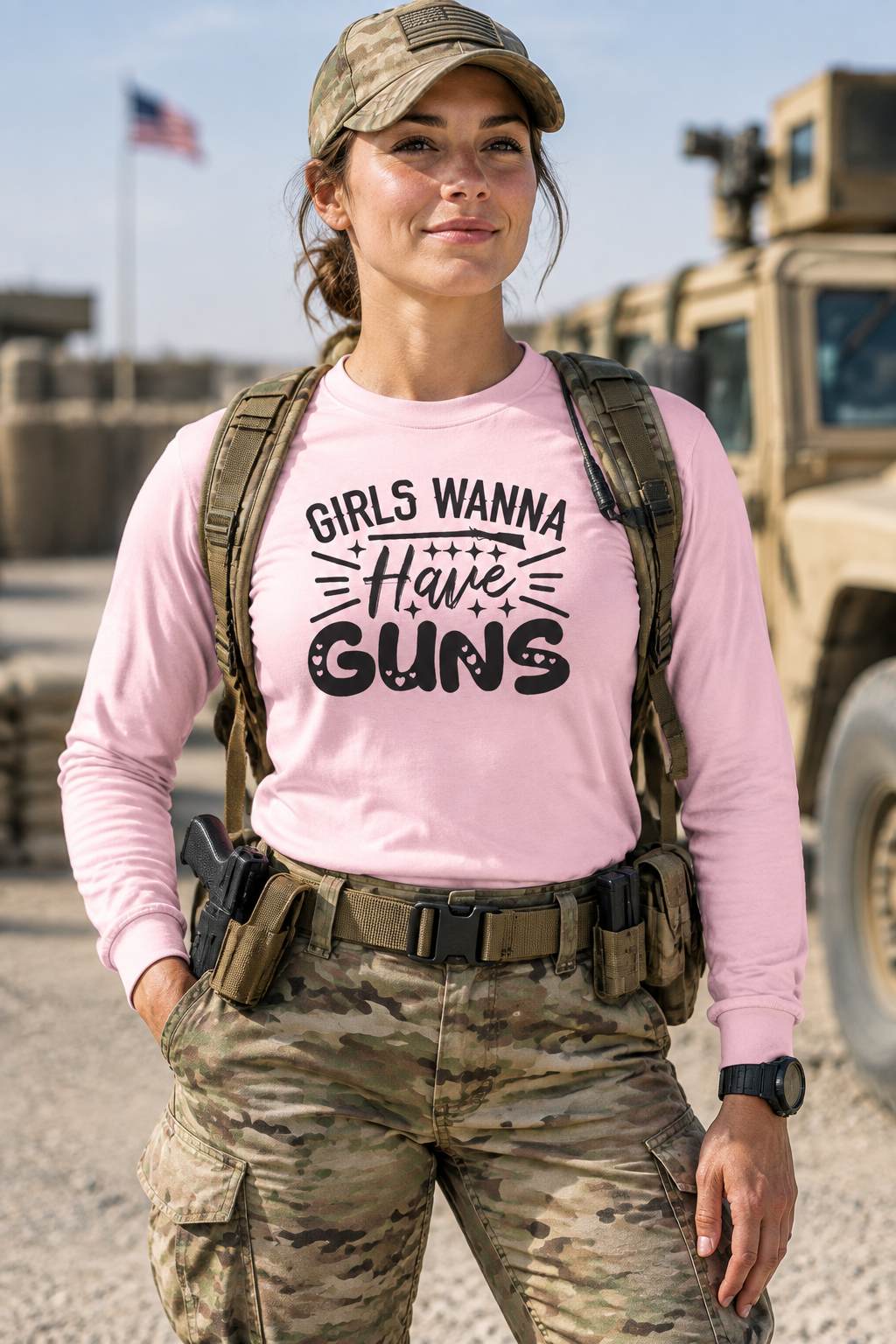 Girls Wanna Have Guns Long Sleeve Tee