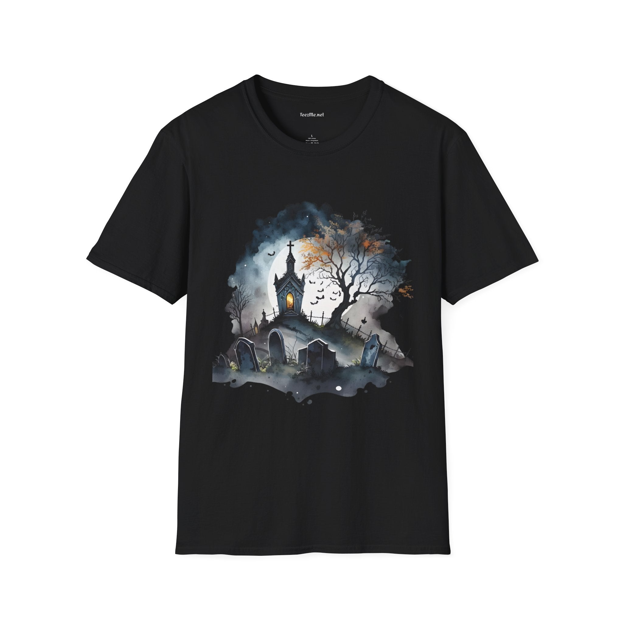The Graveyard Unisex Softstyle T-Shirt 100% Cotton Graphic