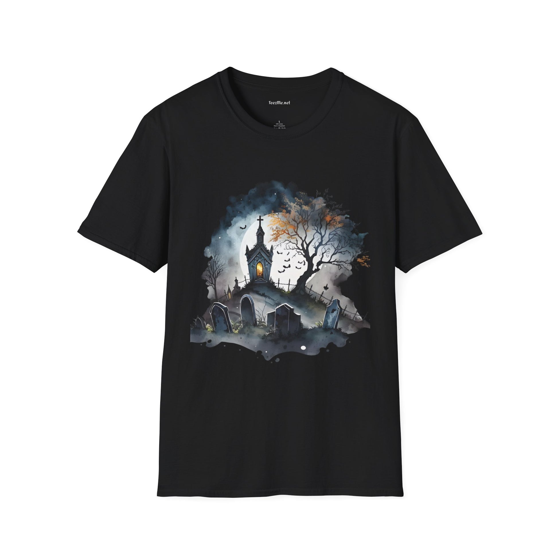 The Graveyard Unisex Softstyle T-Shirt 100% Cotton Graphic