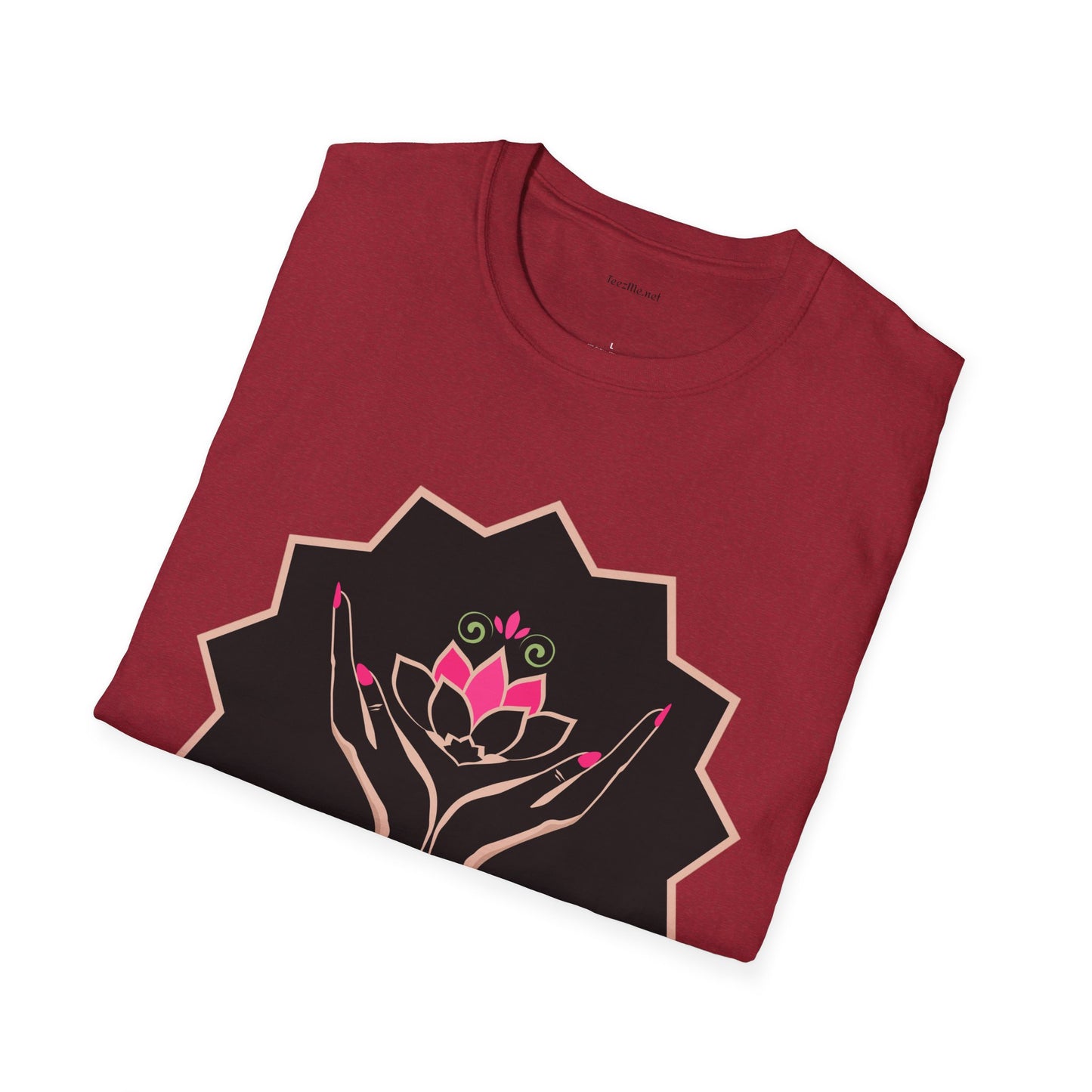 Pink Lotus - Unisex Softstyle T-Shirt 100% Cotton Graphic