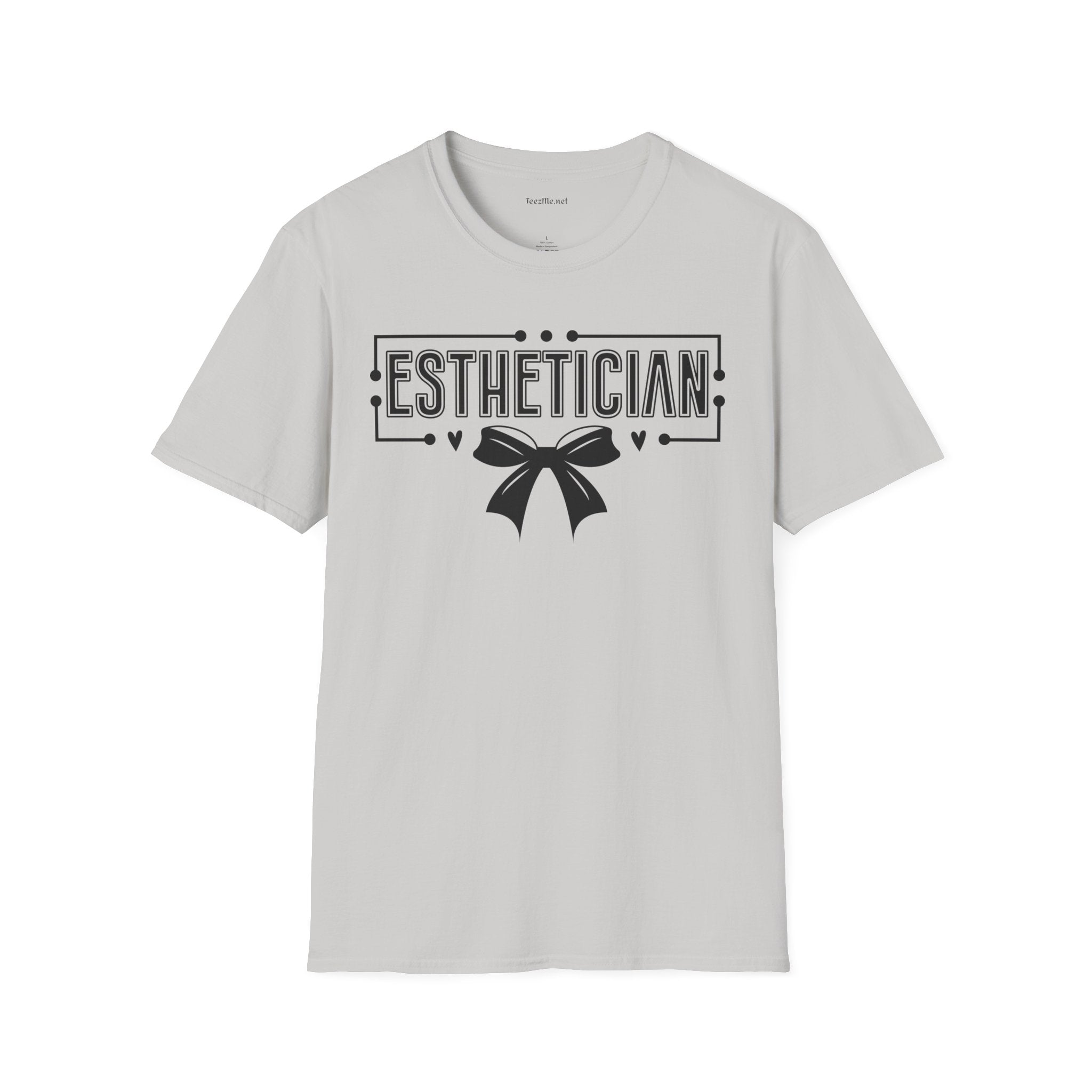 Esthetician  with bow 01 Unisex Soft Style T-Shirt 100% Cotton Graphic