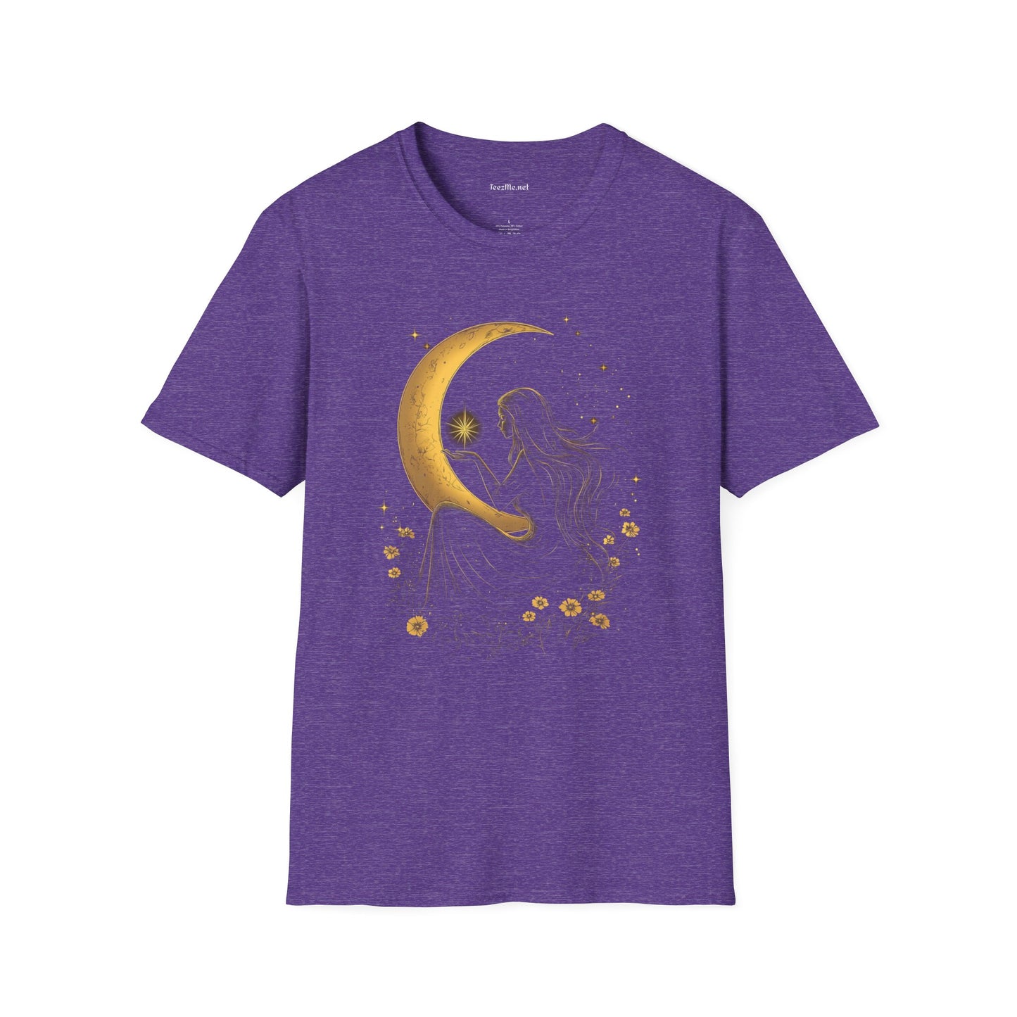 Moon Goddess - Unisex Softstyle T-Shirt 100% Cotton Graphic
