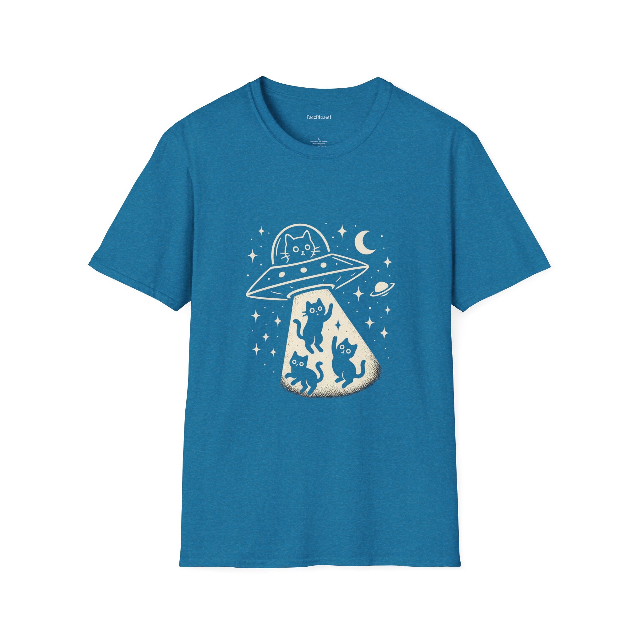 UFO Cats Unisex Softstyle T-Shirt 100% Cotton Graphic