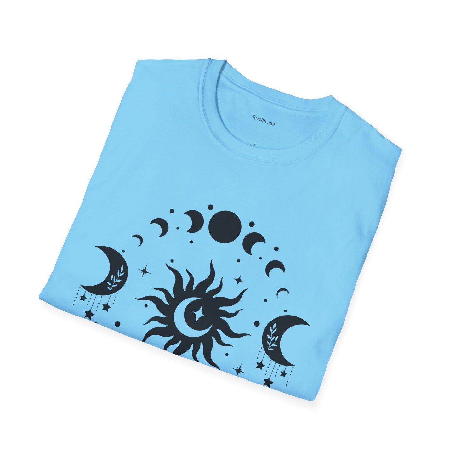 Sun and Moon  - Unisex Softstyle T-Shirt 100% Cotton Graphic