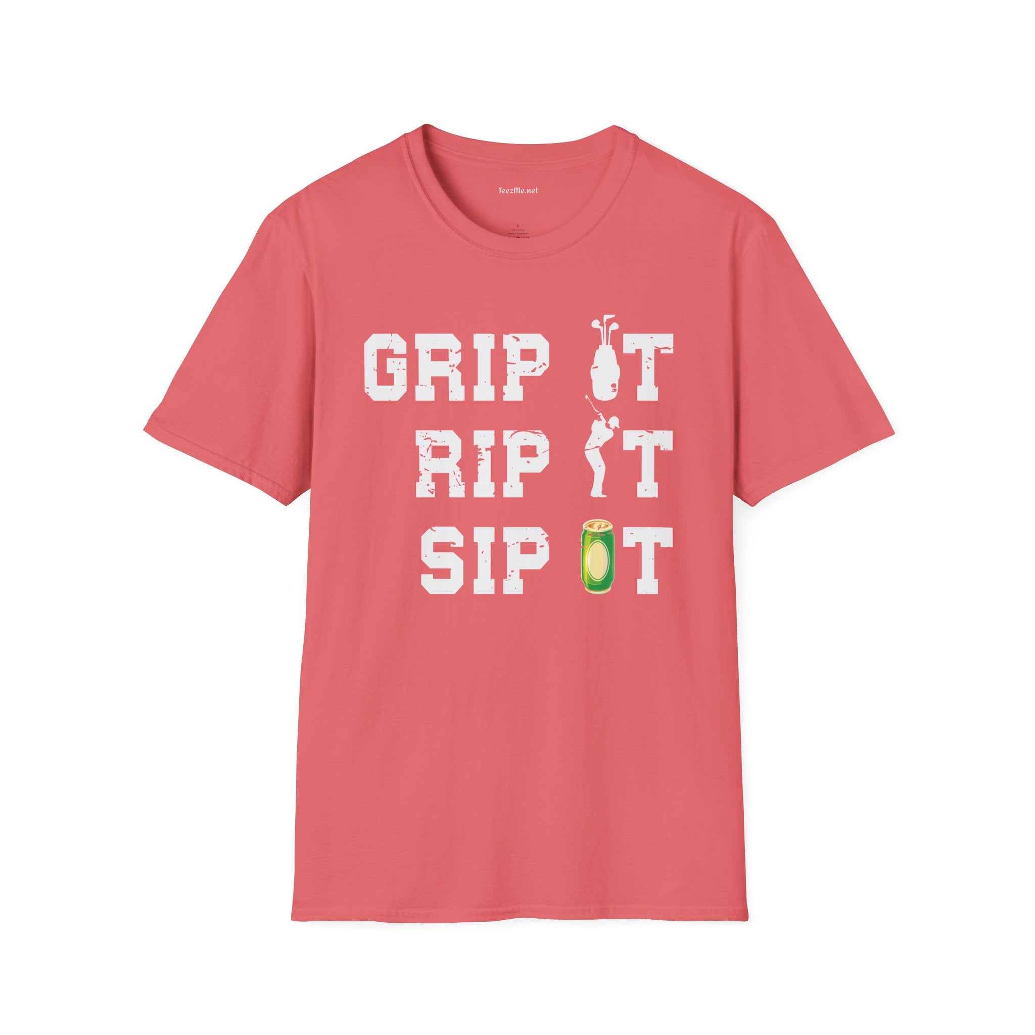 Funny Golf Unisex Softstyle T-Shirt 100% Cotton