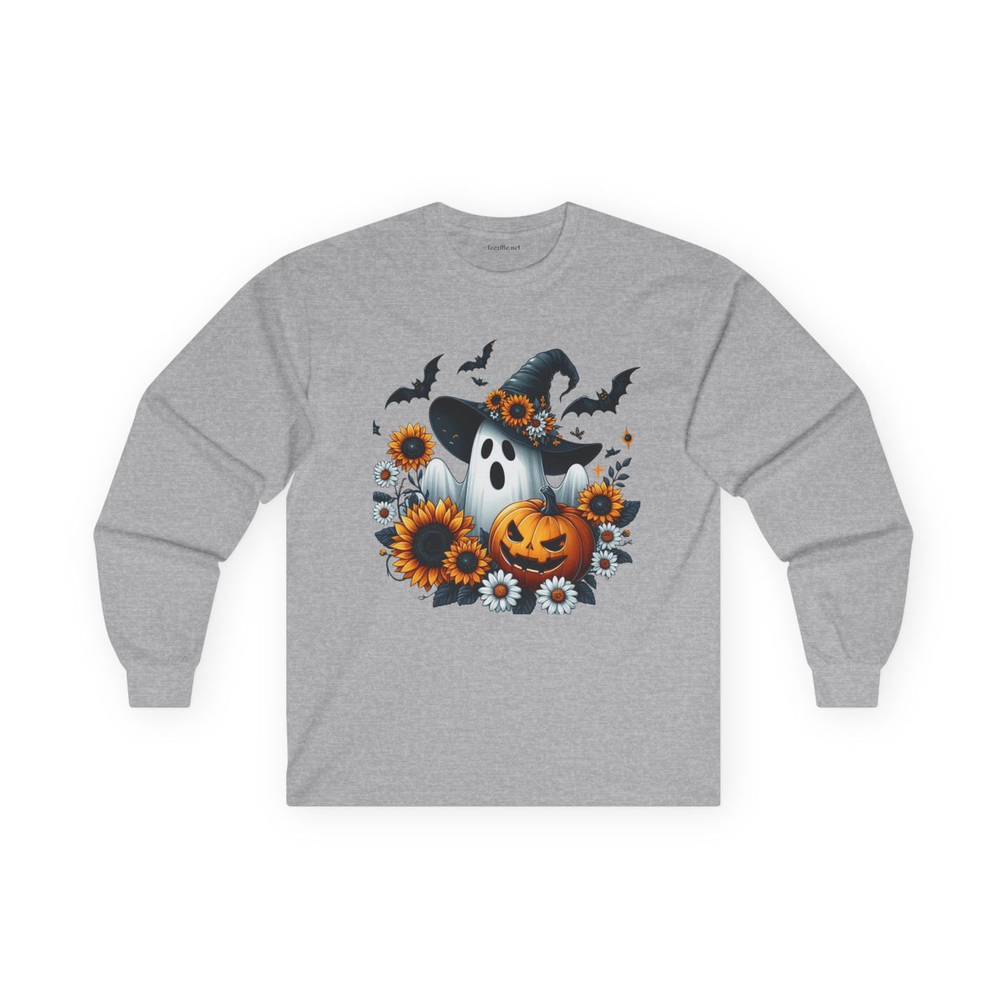 Pumpkin Ghost Harvest Unisex Ultra Cotton Long Sleeve Tee
