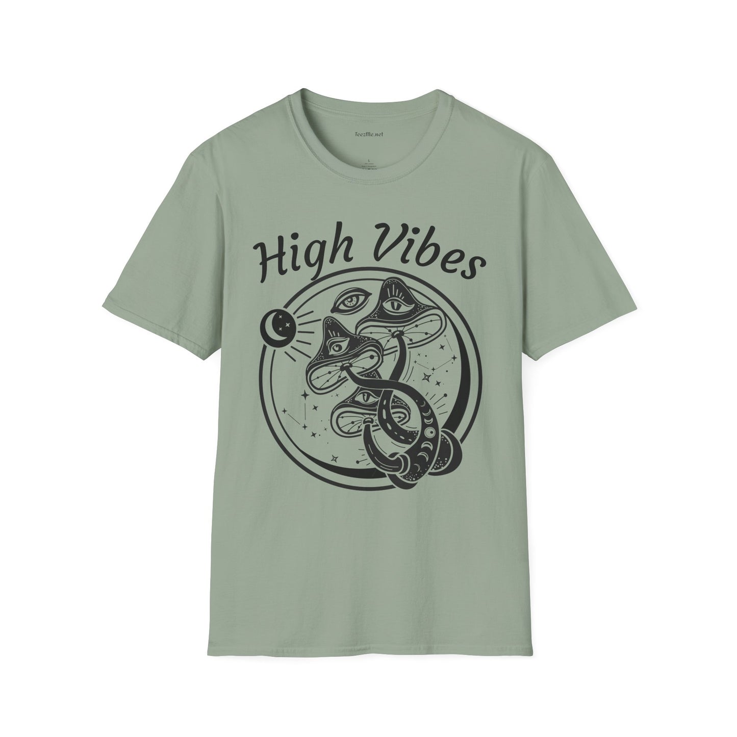 High Vibes Unisex Softstyle T-Shirt 100% Cotton Graphic