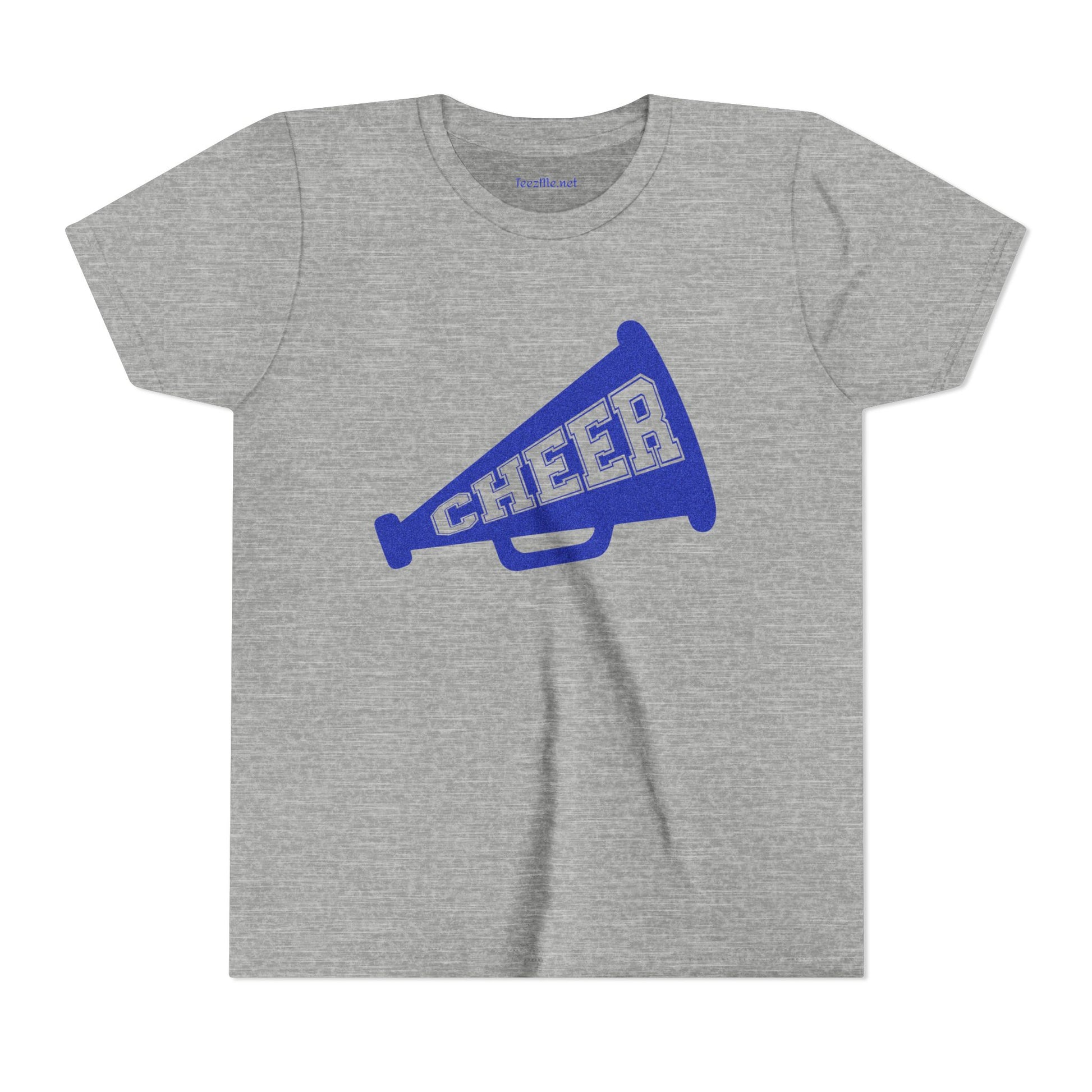 Youth Cheer Megaphone Tee – Kids Cheerleading Shirt