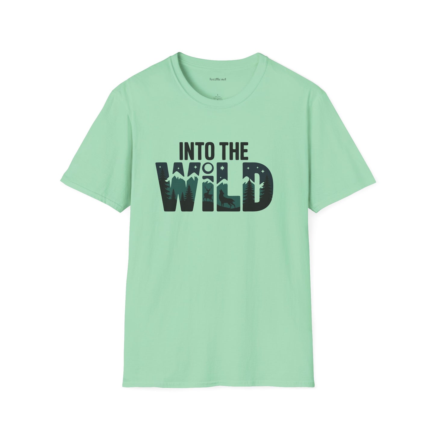 Into the WILD Unisex Softstyle T-Shirt 100% Cotton Graphic