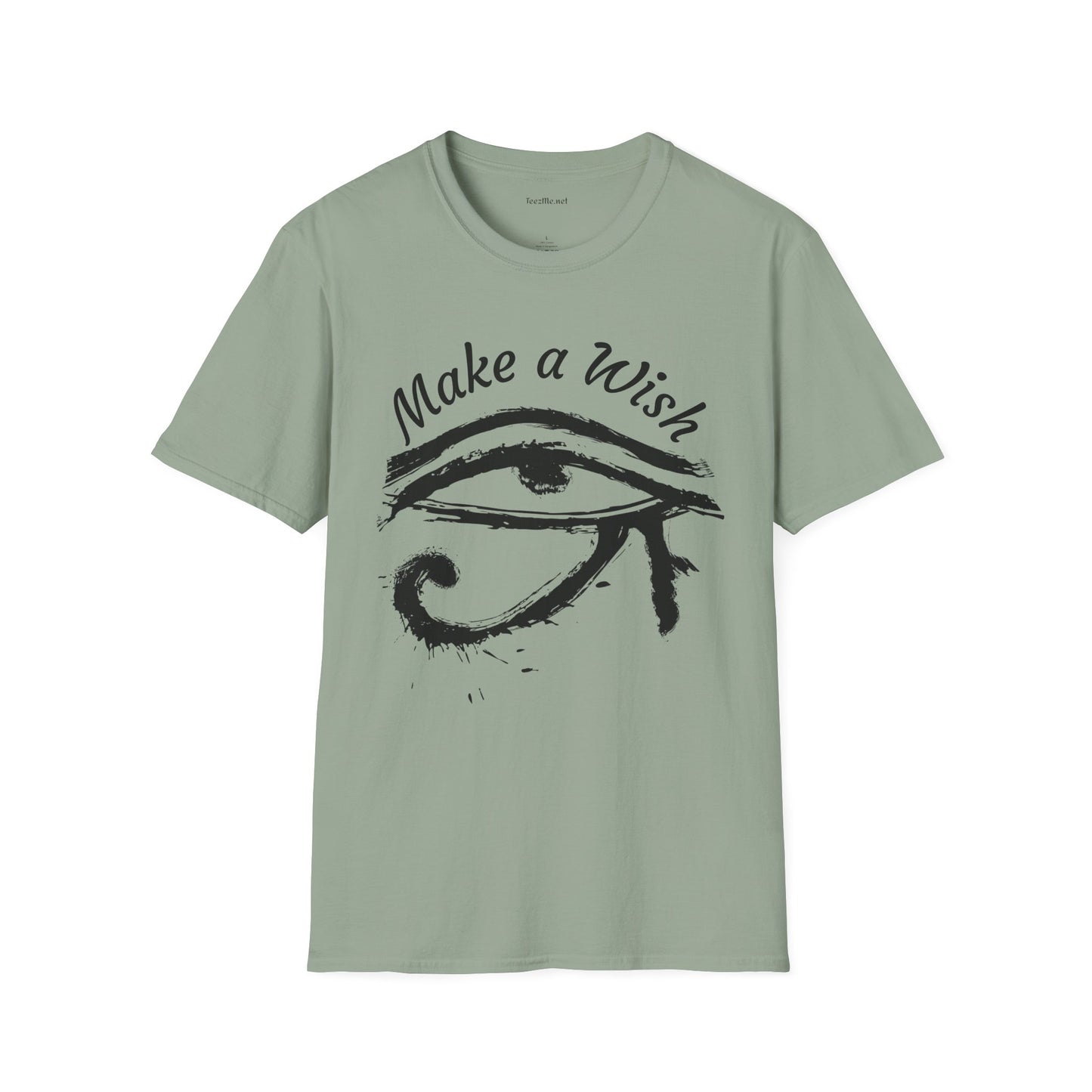 Make a Wish Eye of Horus Unisex Softstyle T-Shirt 100% Cotton