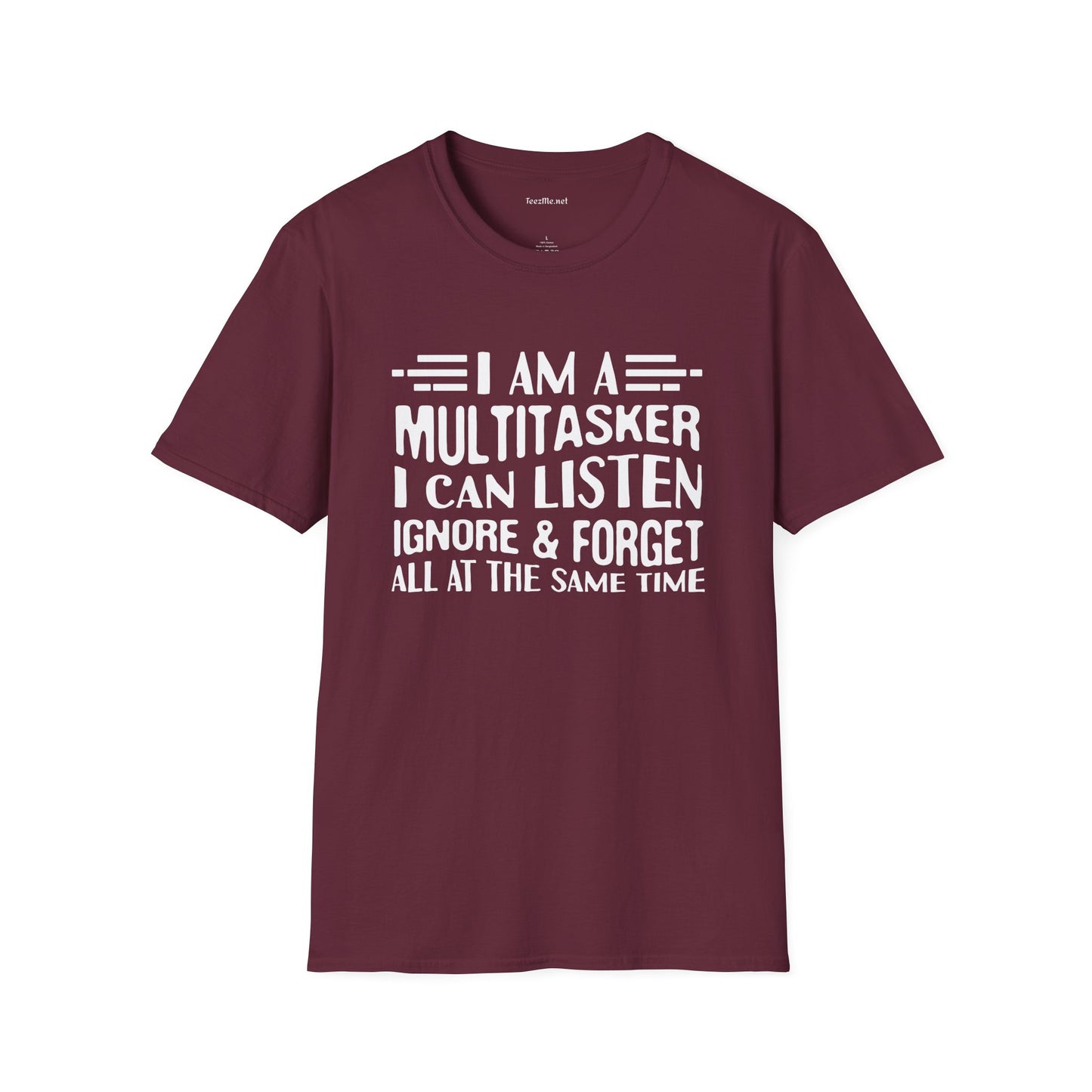 MultiTasker Unisex SoftStyle T-Shirt 100% Cotton