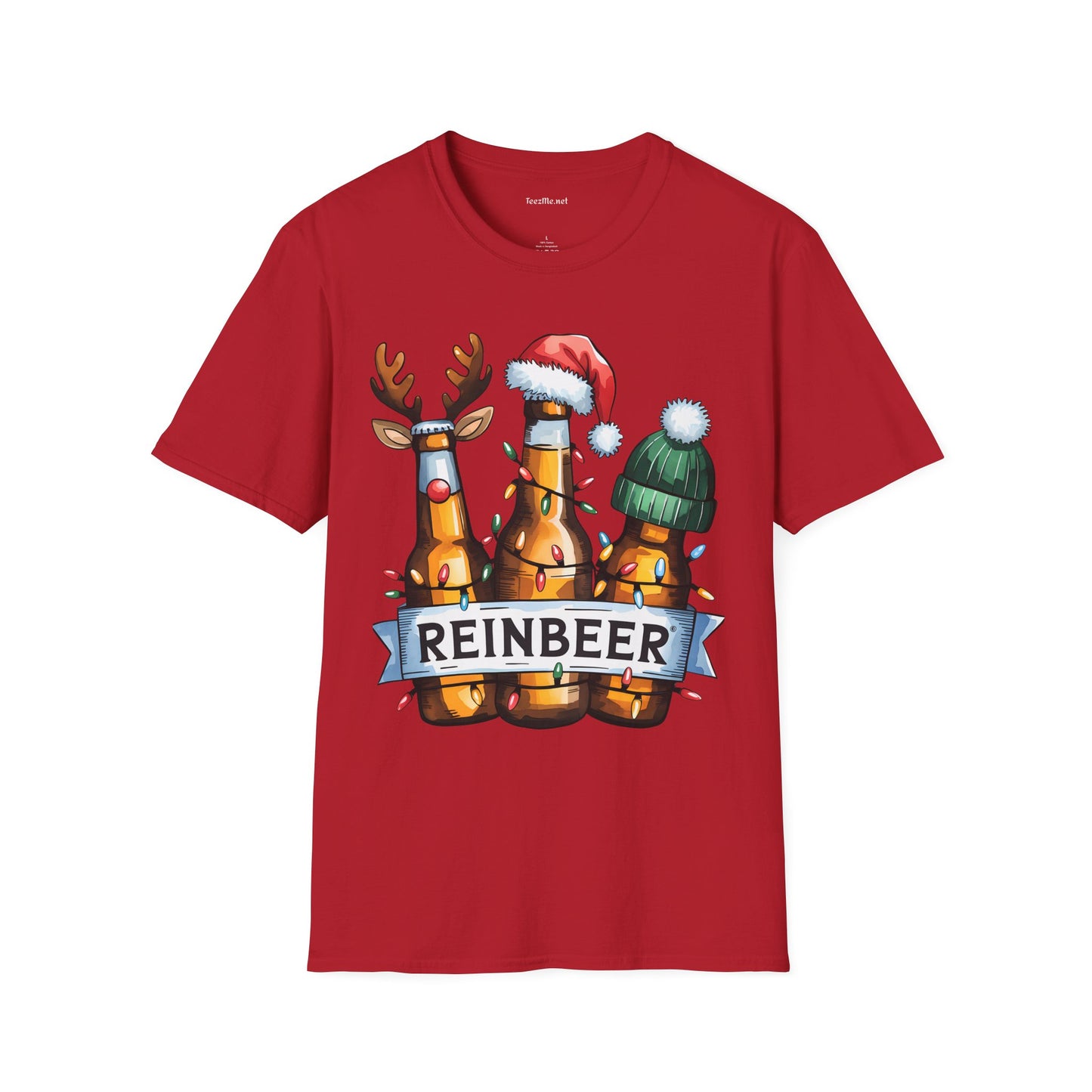 REINBEER Unisex Softstyle T-Shirt 100% Cotton